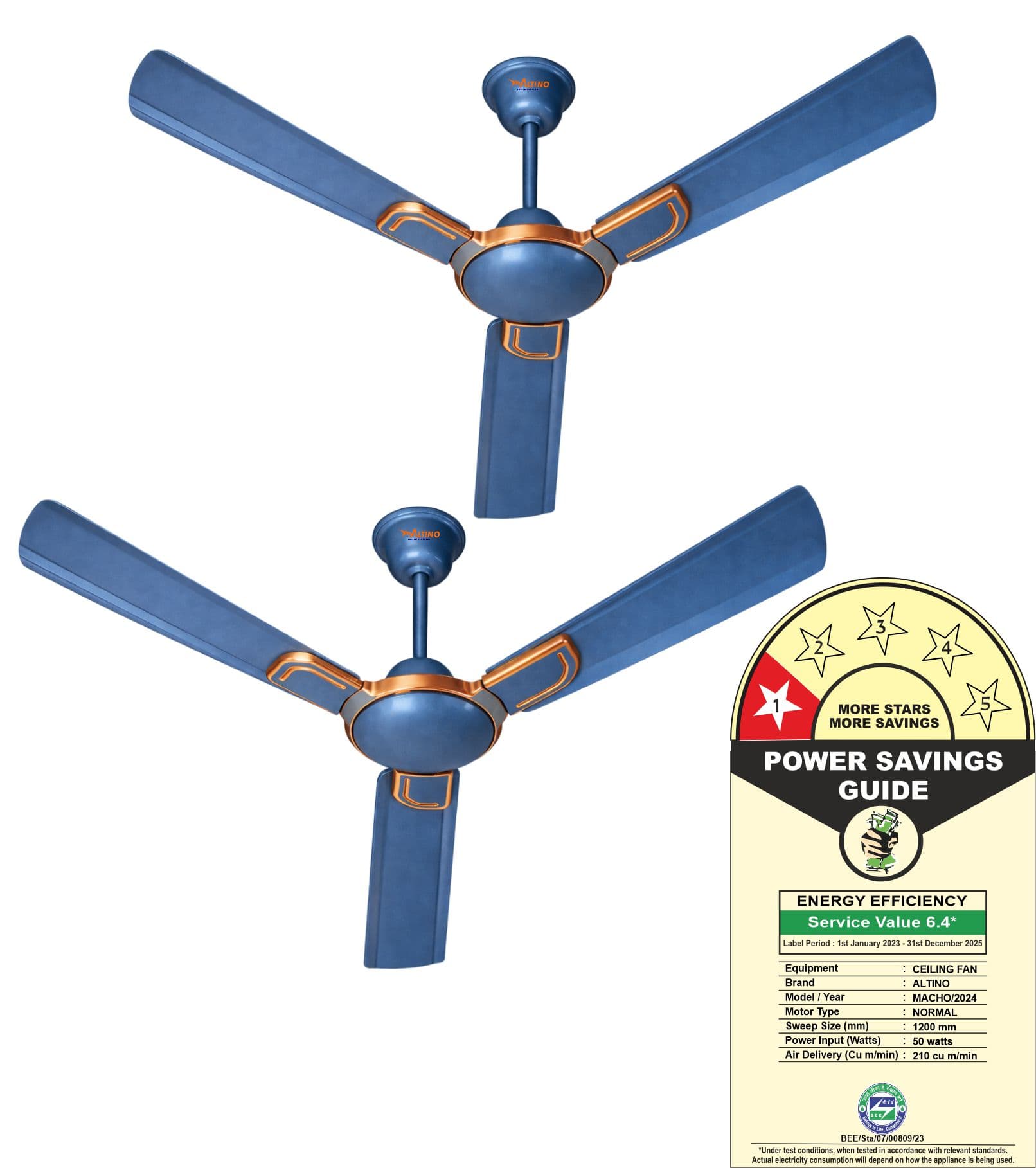 Macho 2 set - Metallic Blue view 3