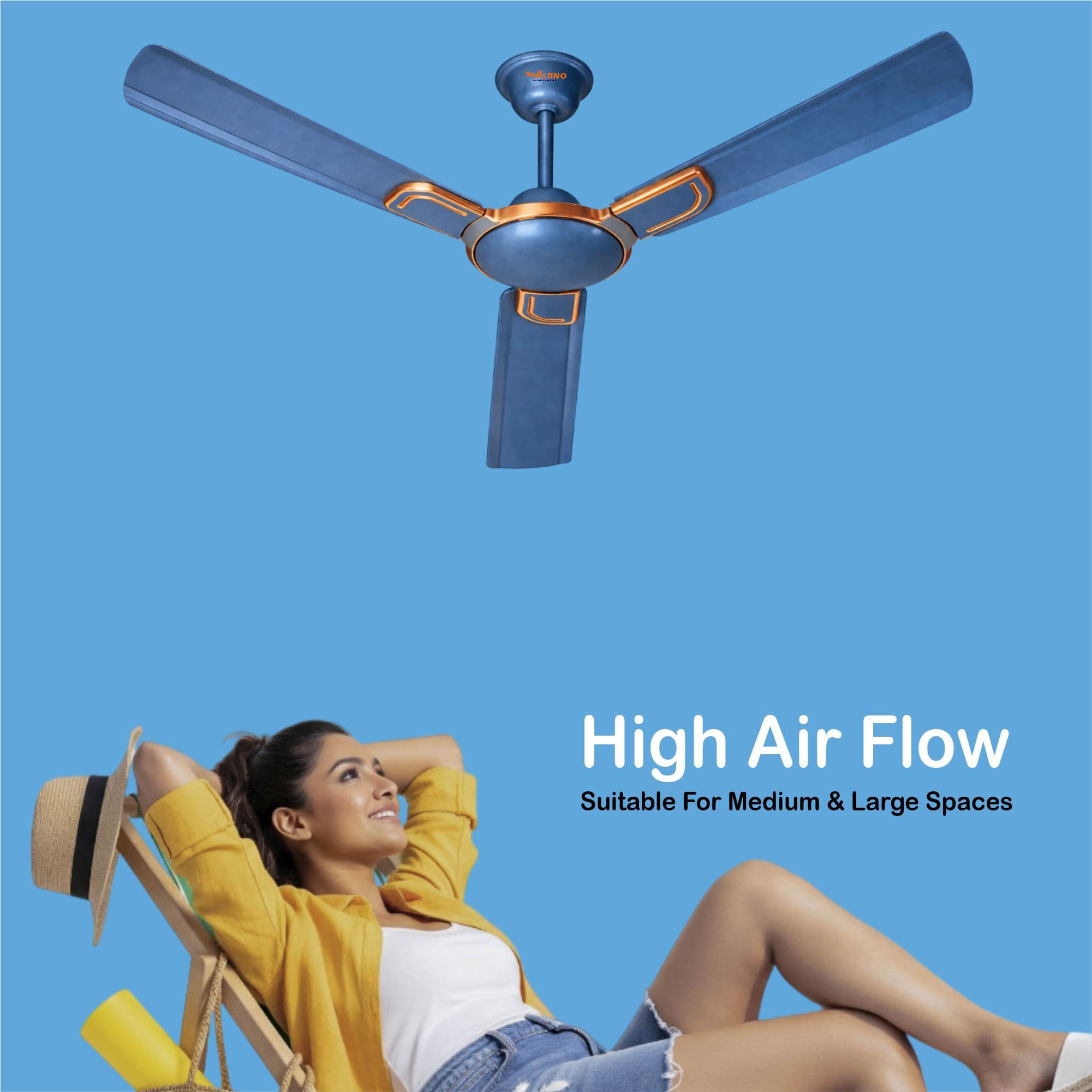 Macho (Royal) - Metallic Blue view 3