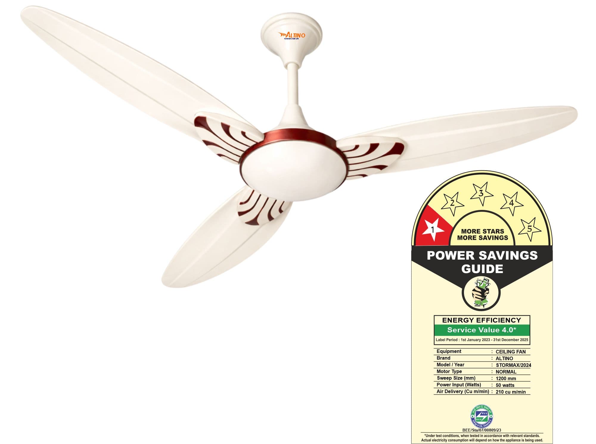 Stormax (Lotus) - Ivory view 2