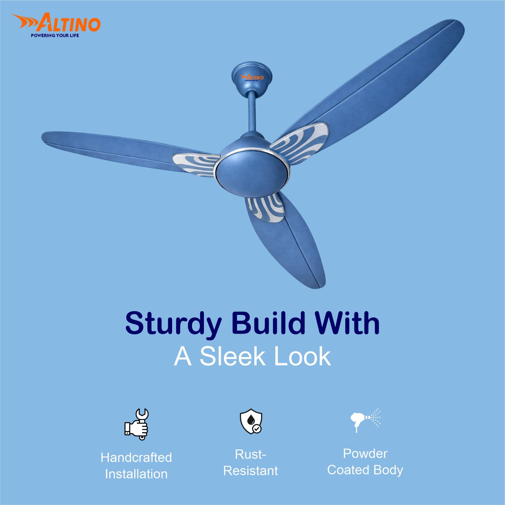 Stormax (Lotus) - Mattelic Blue view 3