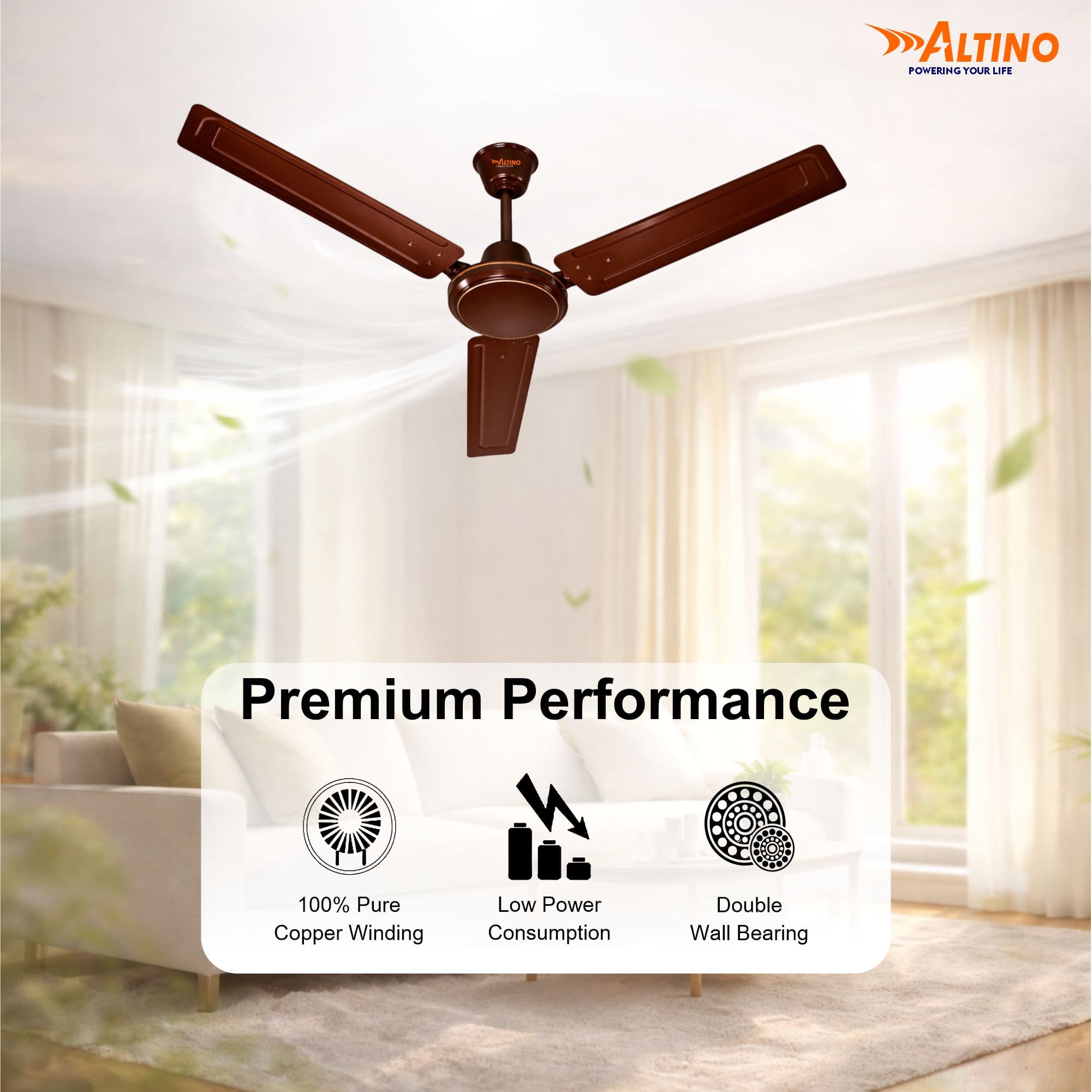 Tejas (Wind Air) - Glossy Brown view 3