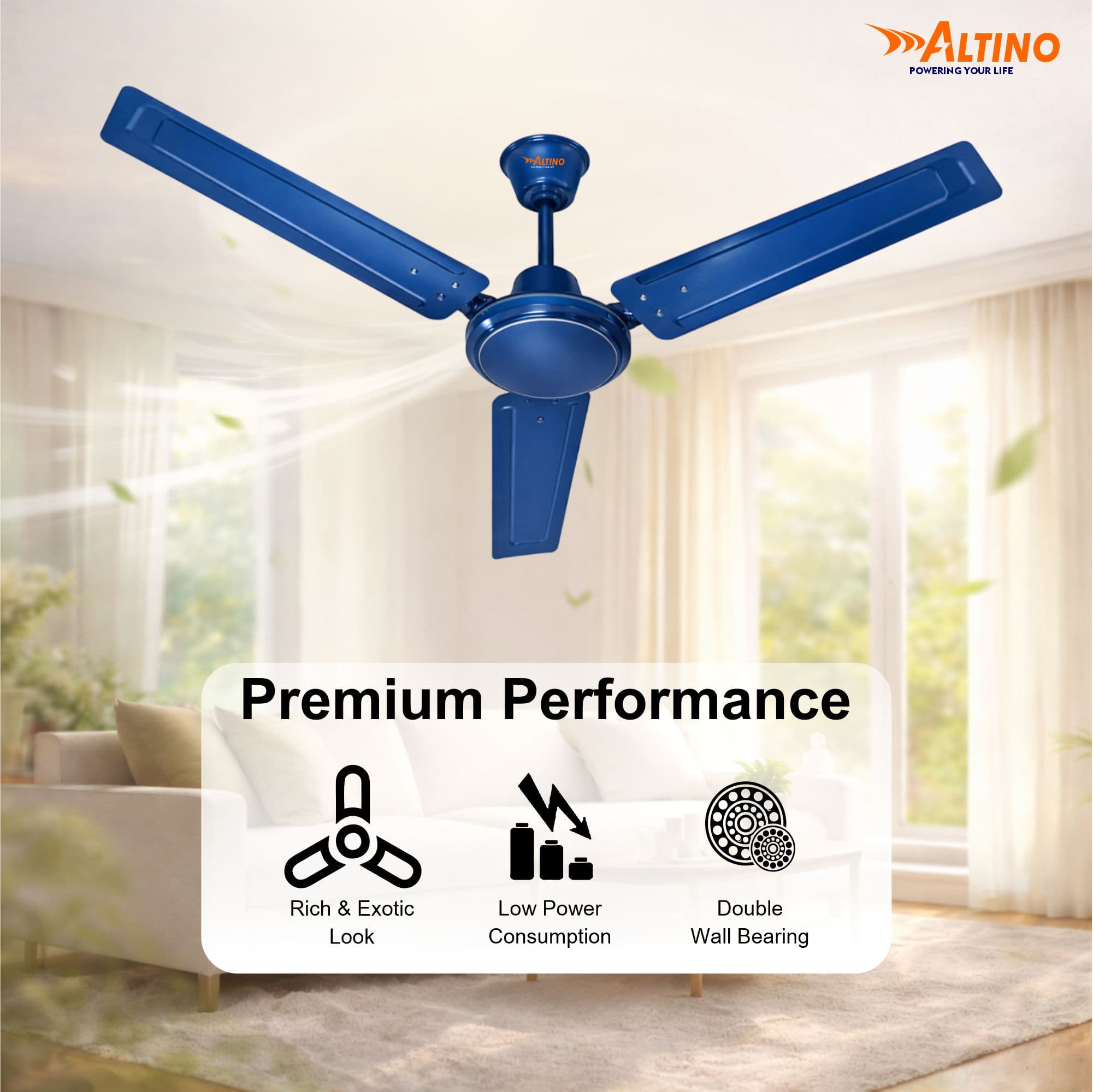 Tejas (Wind Air) - Metallic Blue view 3