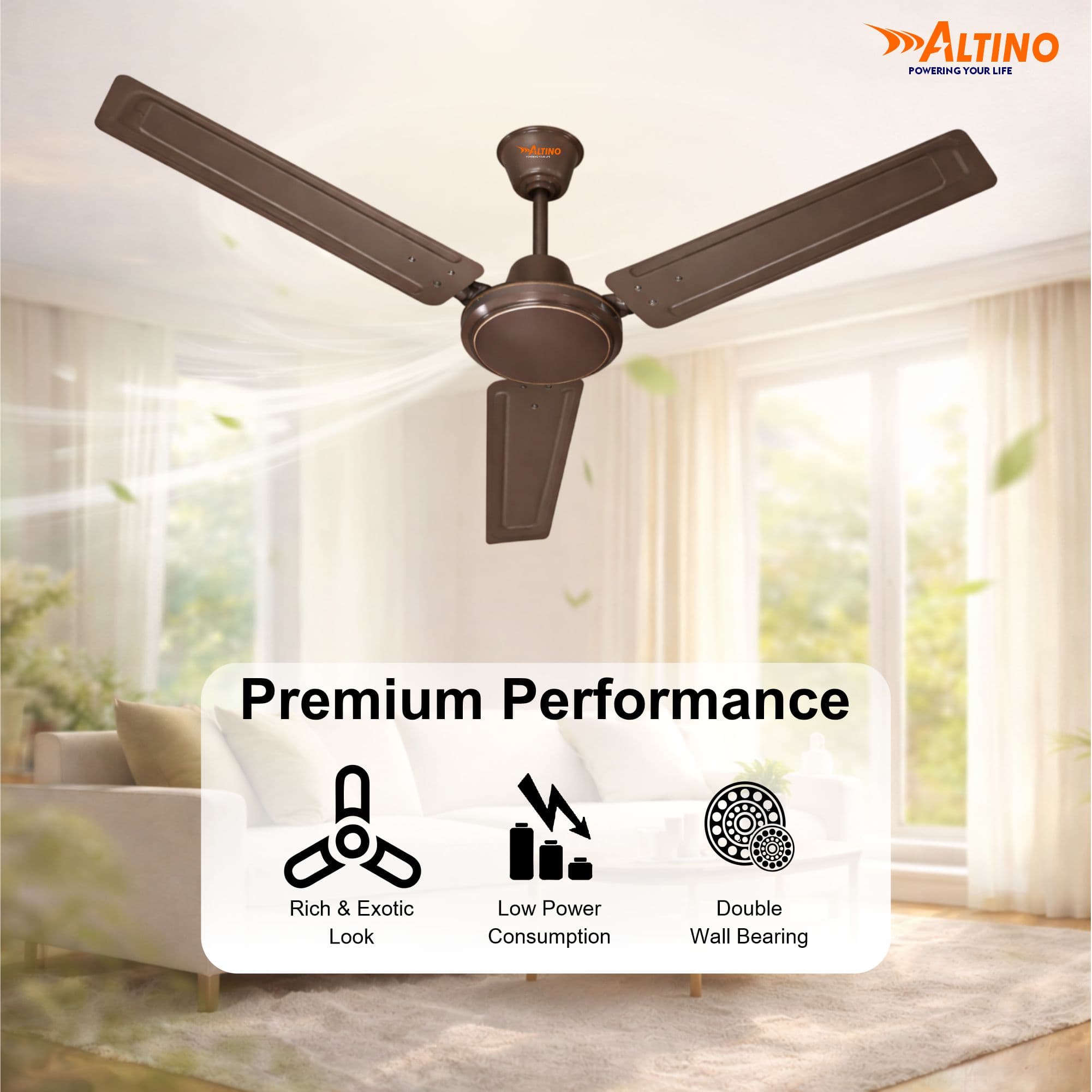 Tejas (Wind Air) - Smoke Brown view 3