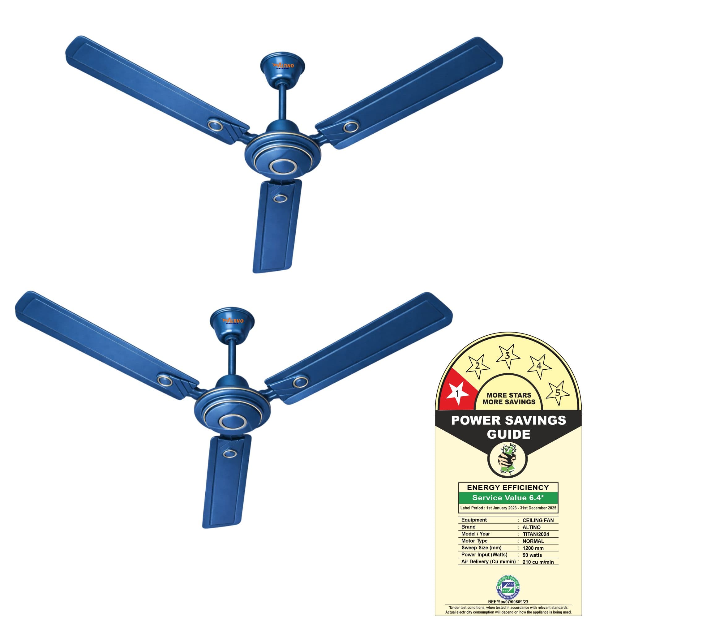 Titan 2 Set - Mattelic Blue view 3