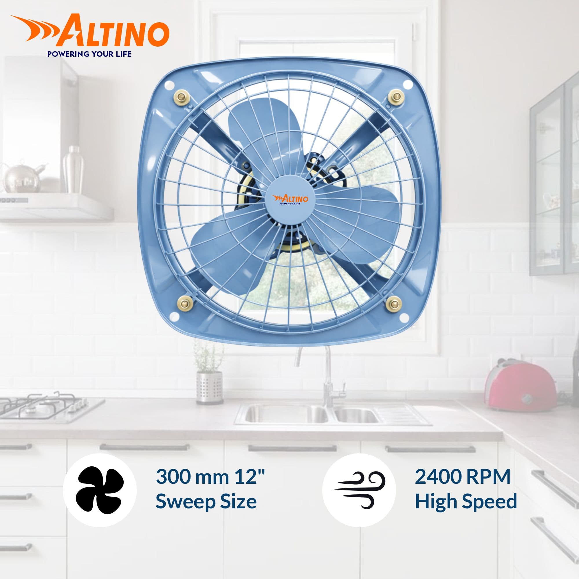 Fresh Air Fan - Reversible Rotate - 12 view 5