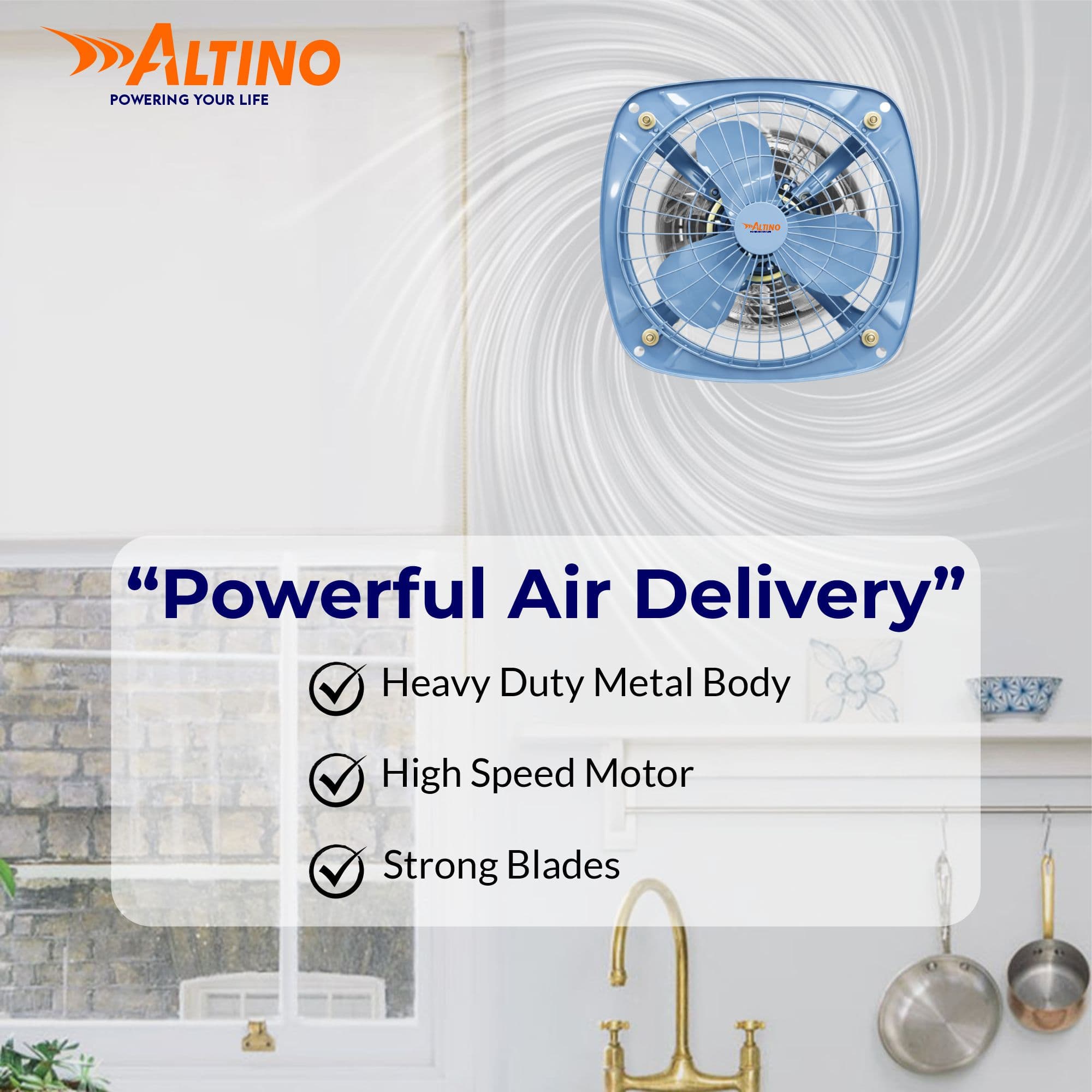 Fresh Air Fan - Reversible Rotate - 12 view 6