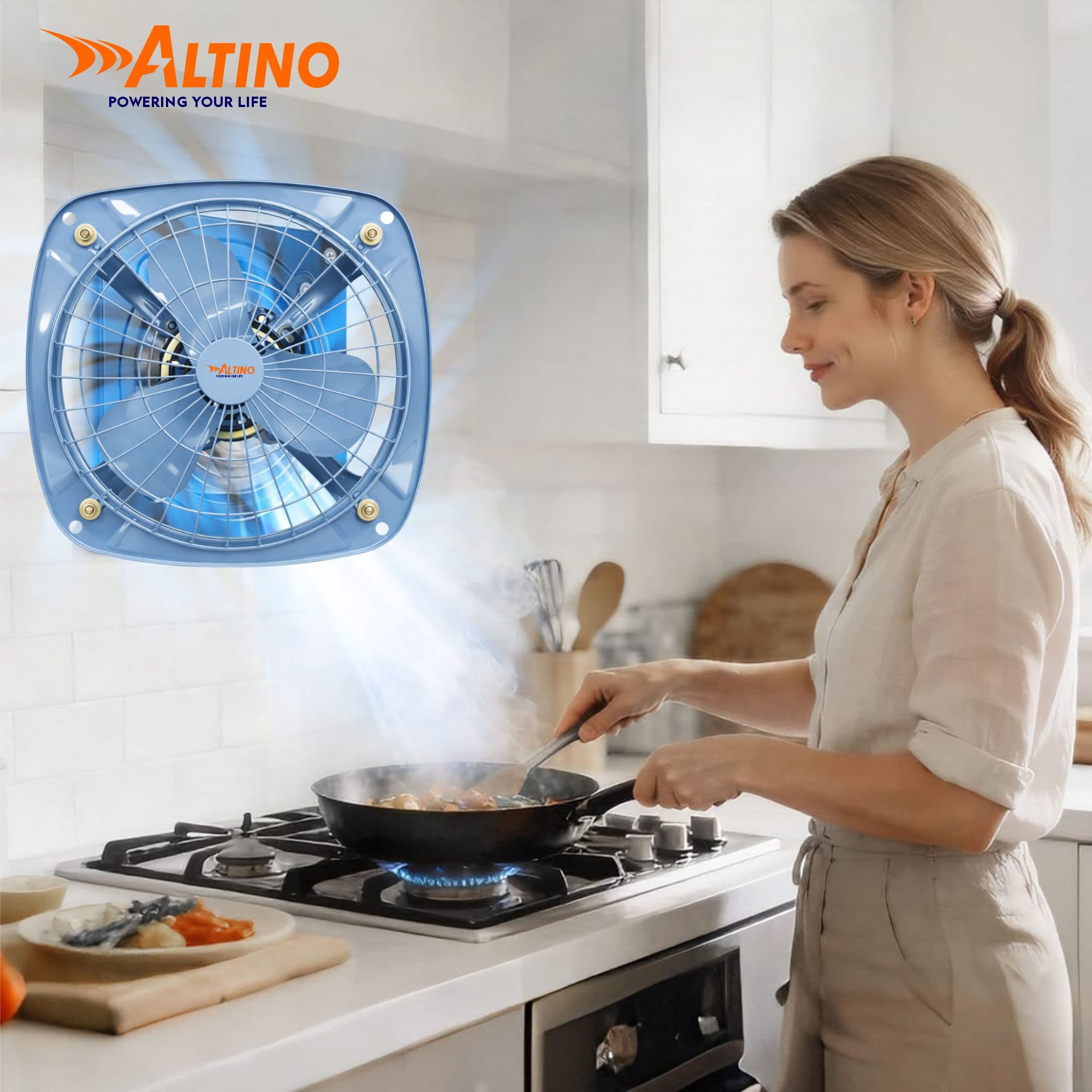 Fresh Air Fan - Reversible Rotate - 6 view 2