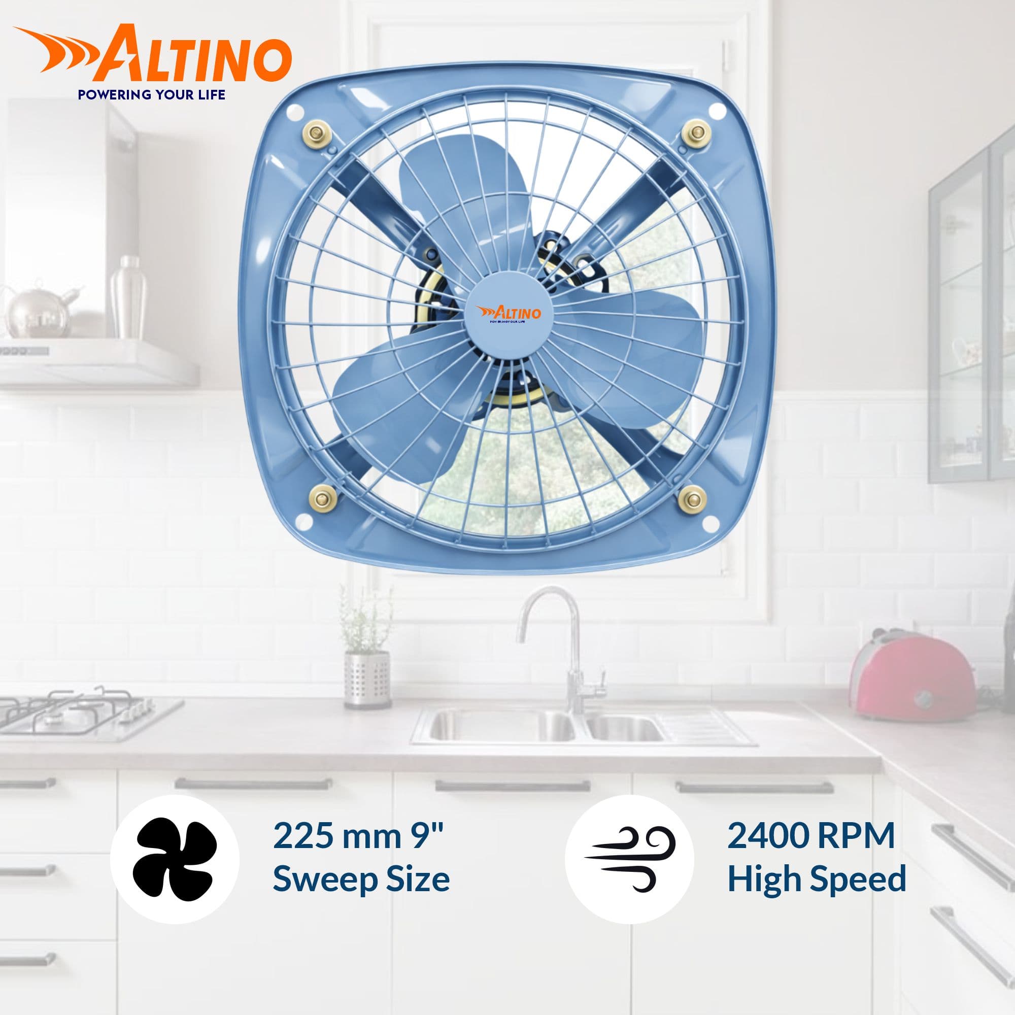 Fresh Air Fan - Reversible Rotate - 9 view 5