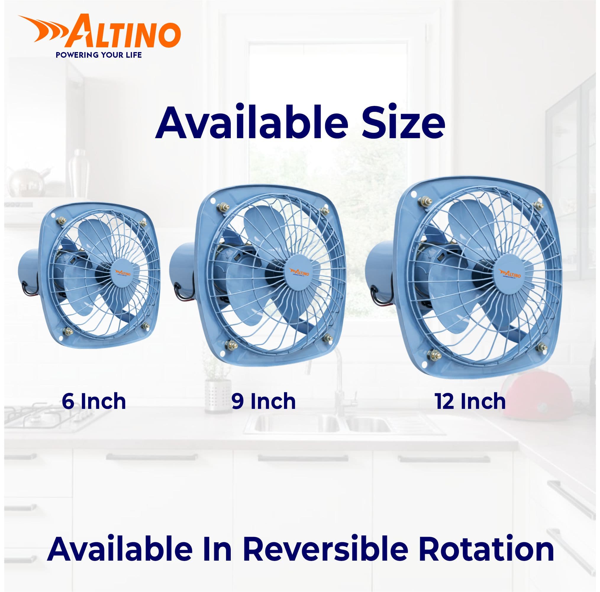 Fresh Air Fan - Reversible Rotate - 9 view 9