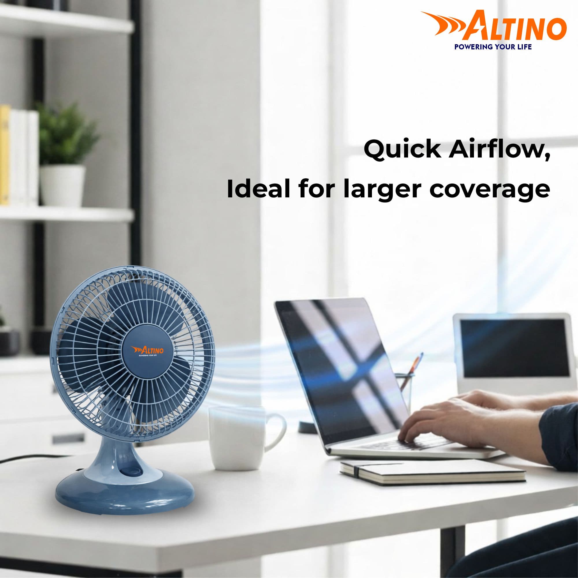 Table Fan - Table Fan - Grey - 12 view 7