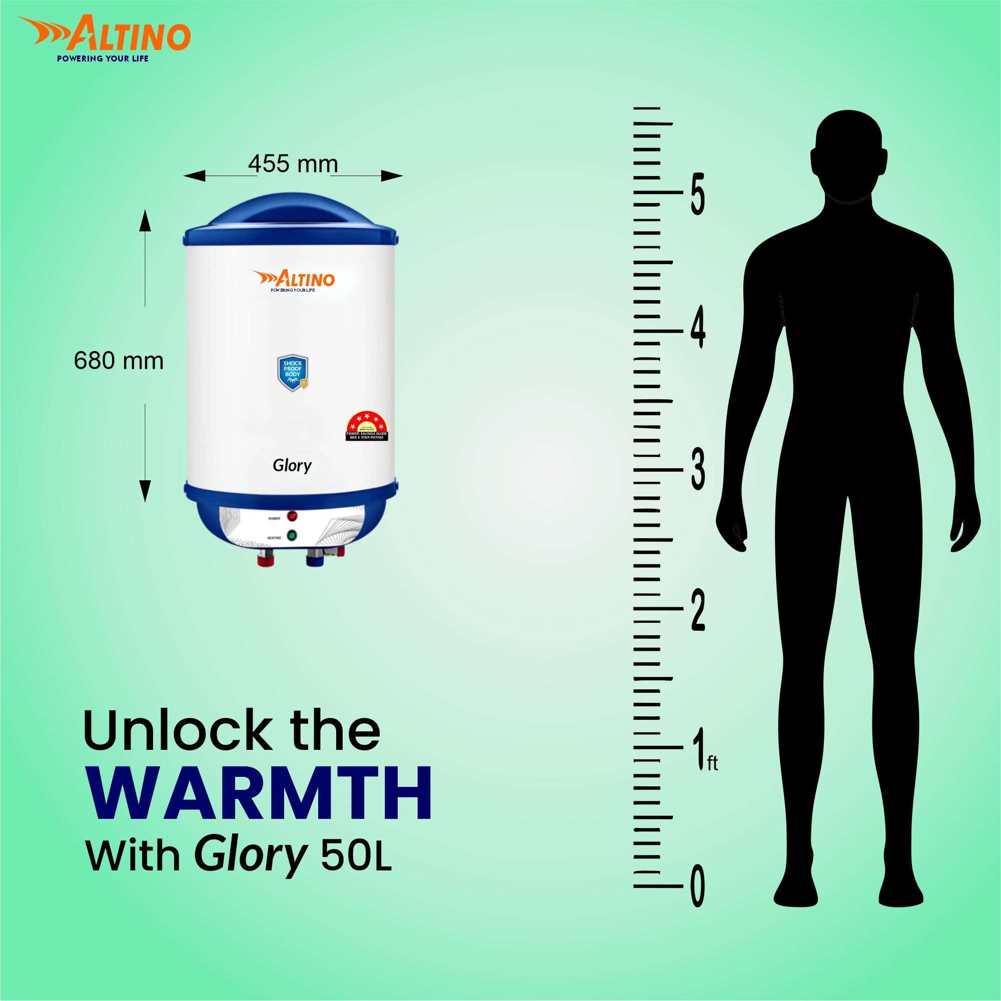 Glory 50L - Blue view 4