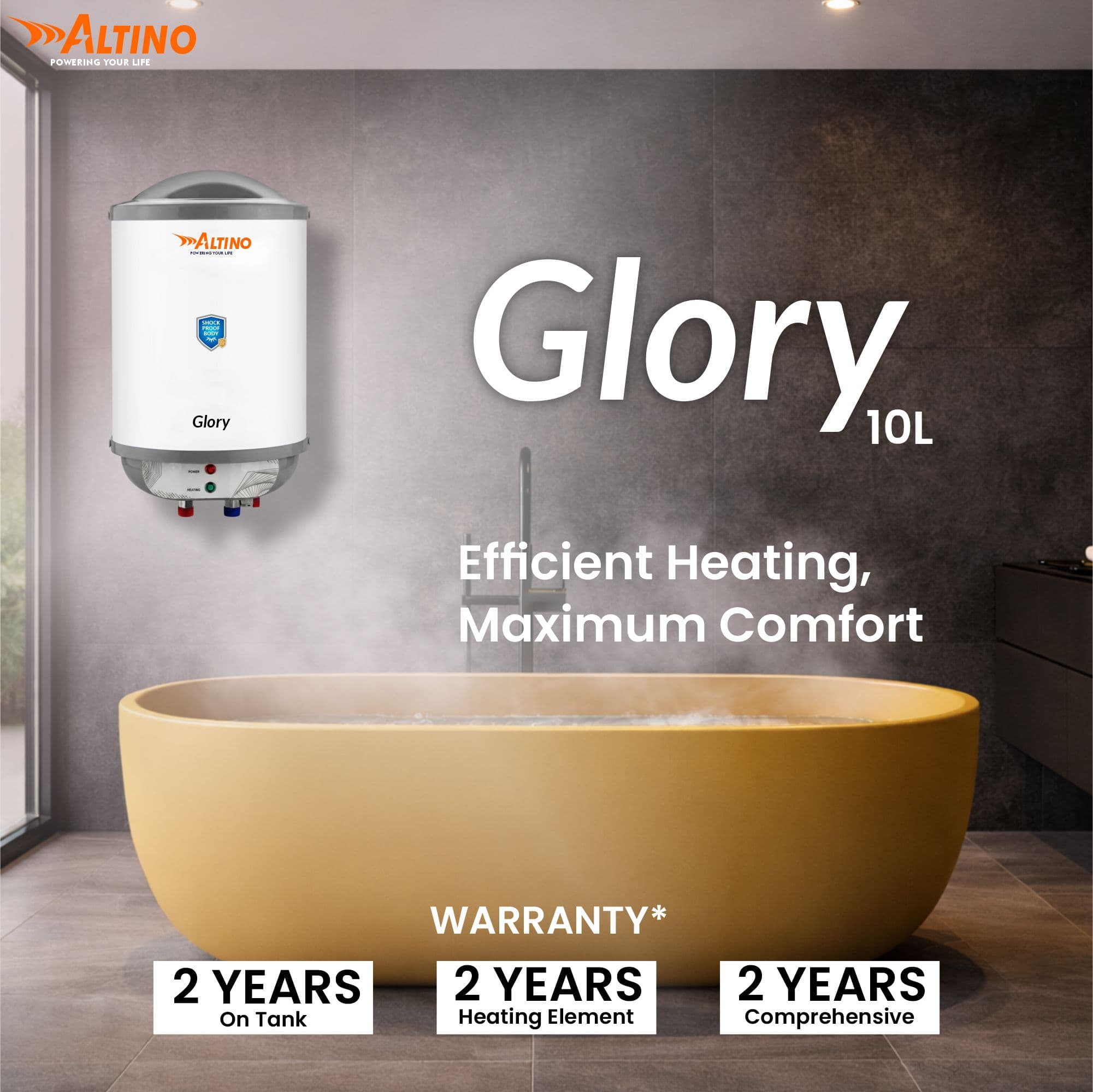 Glory 10L - Grey view 3