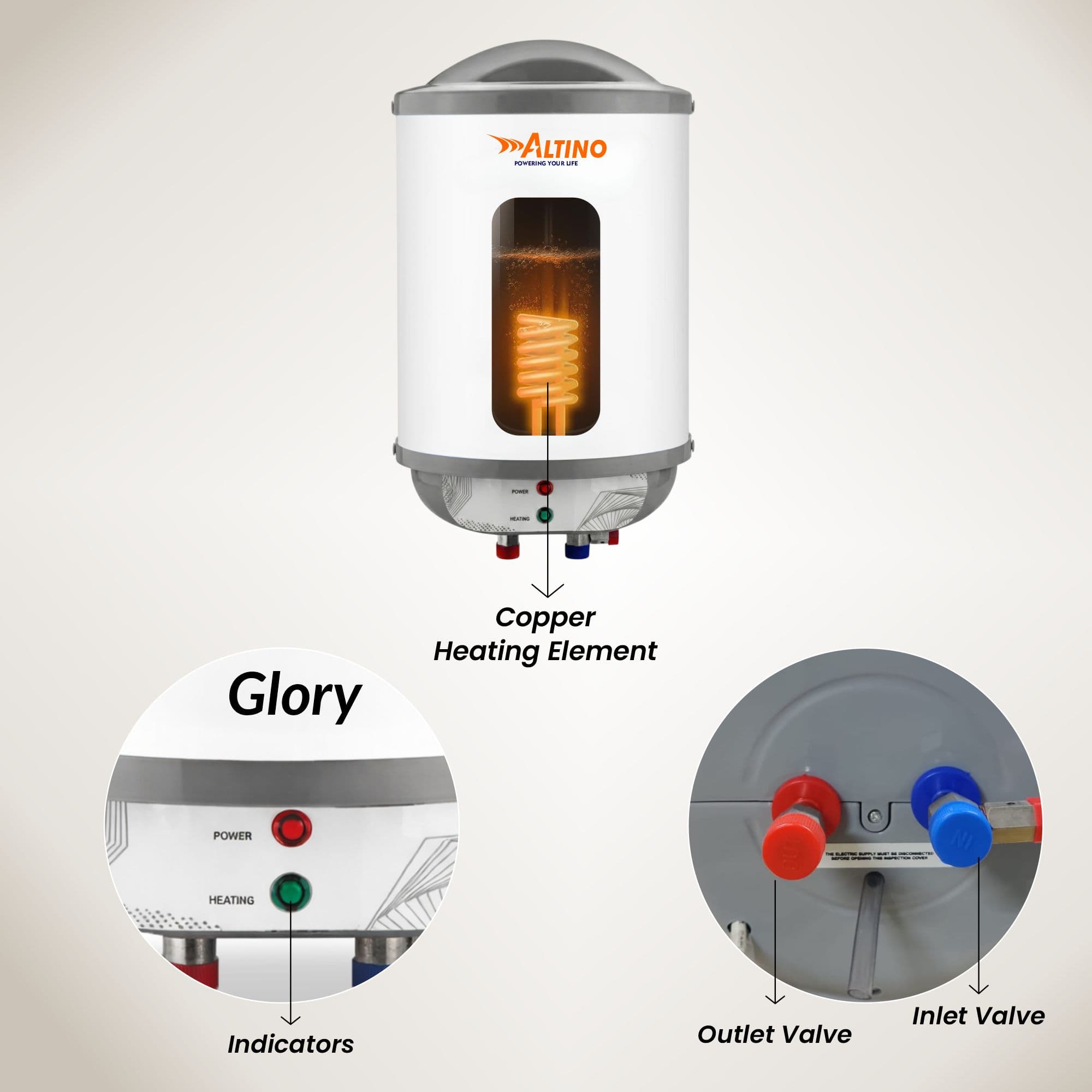 Glory 15L - Grey view 2