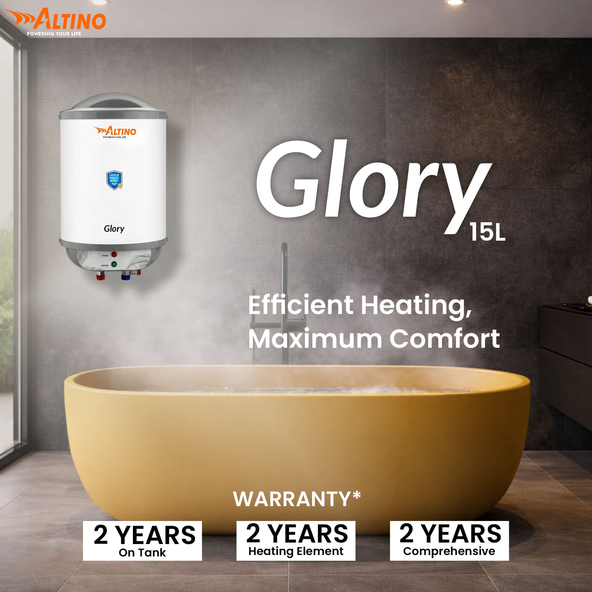 Glory 15L - Grey view 3