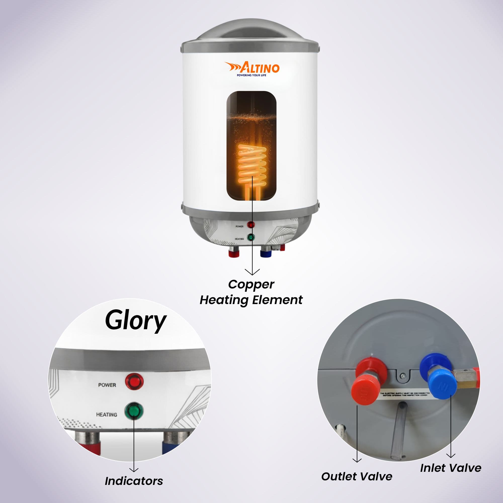 Glory 35L - Grey view 2