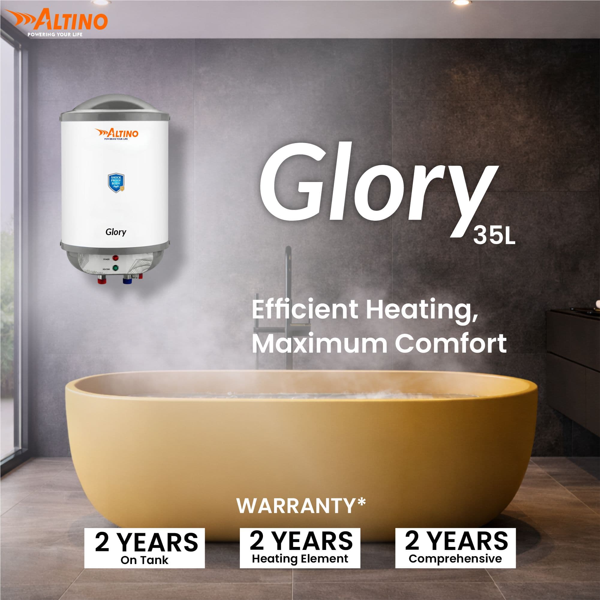 Glory 35L - Grey view 3