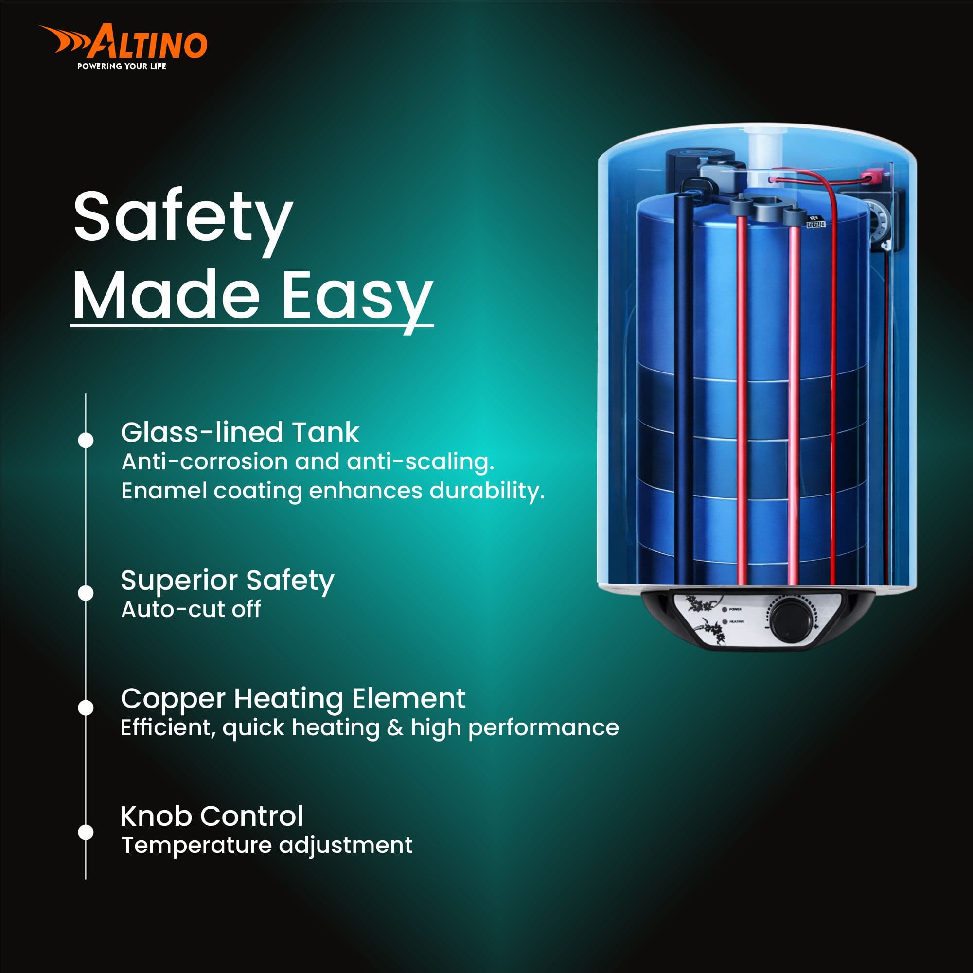 Lisa 50L - Black view 3