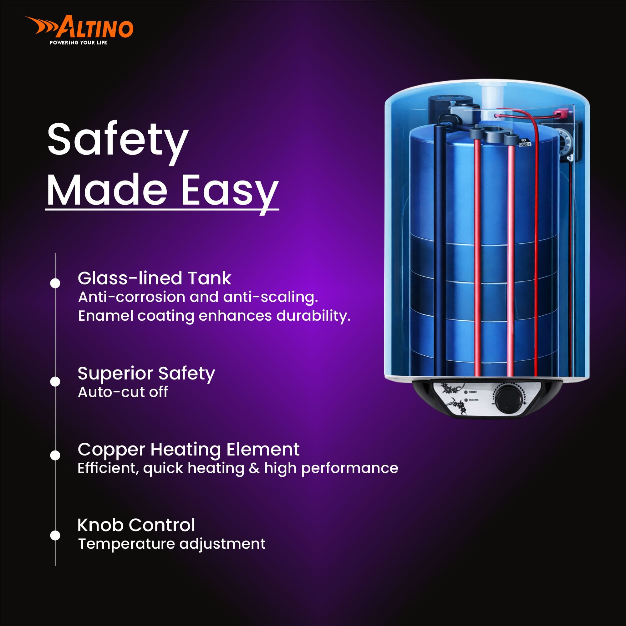 Lisa 80L - Black view 3