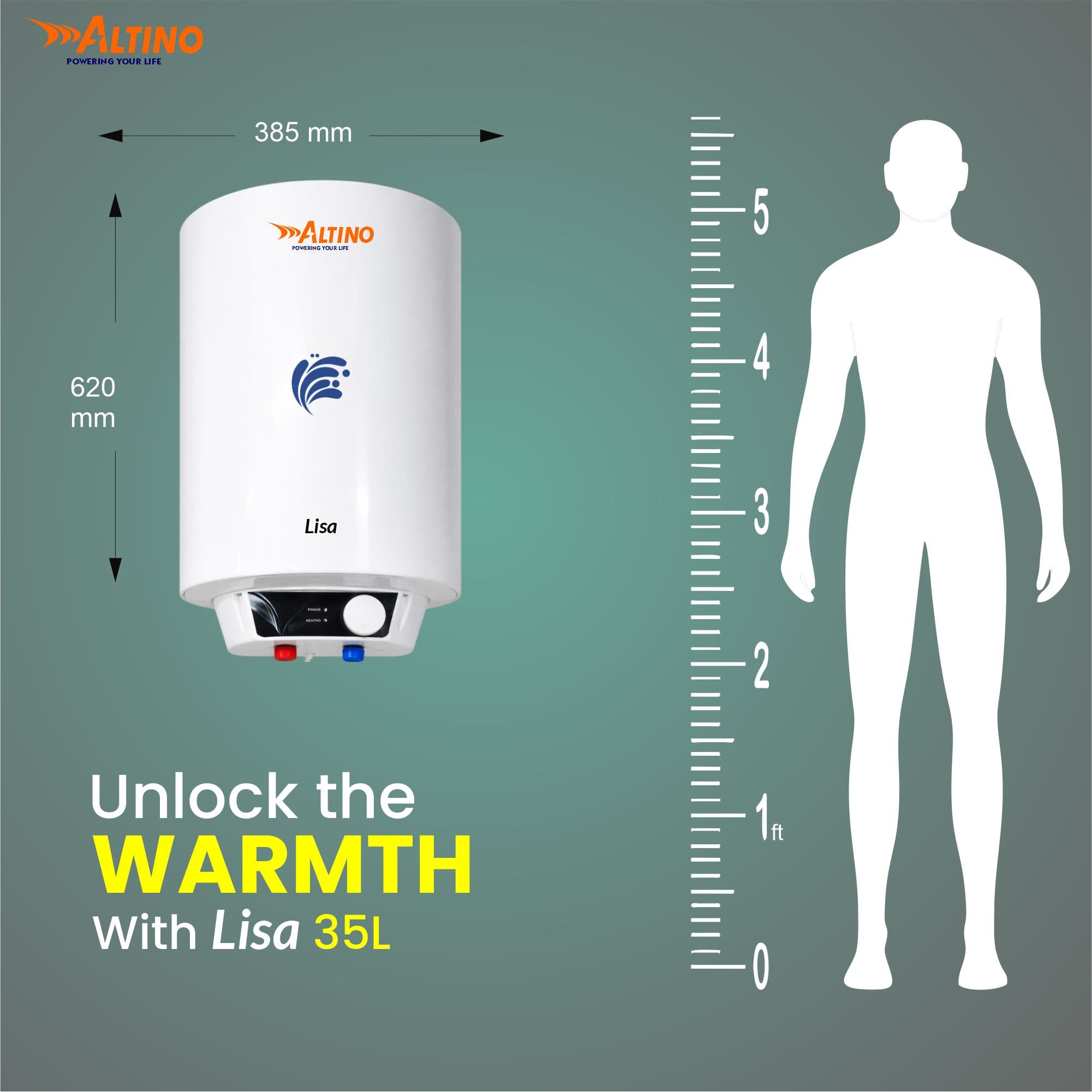 Lisa 35L - White view 5