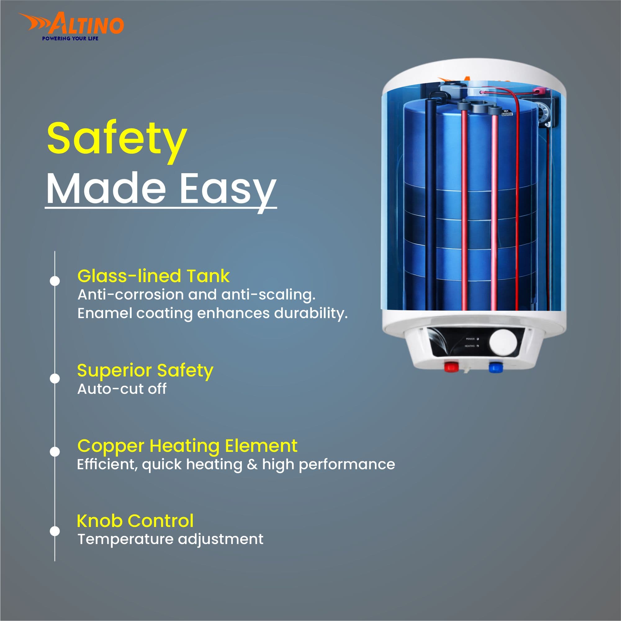 Lisa 50L - White view 3