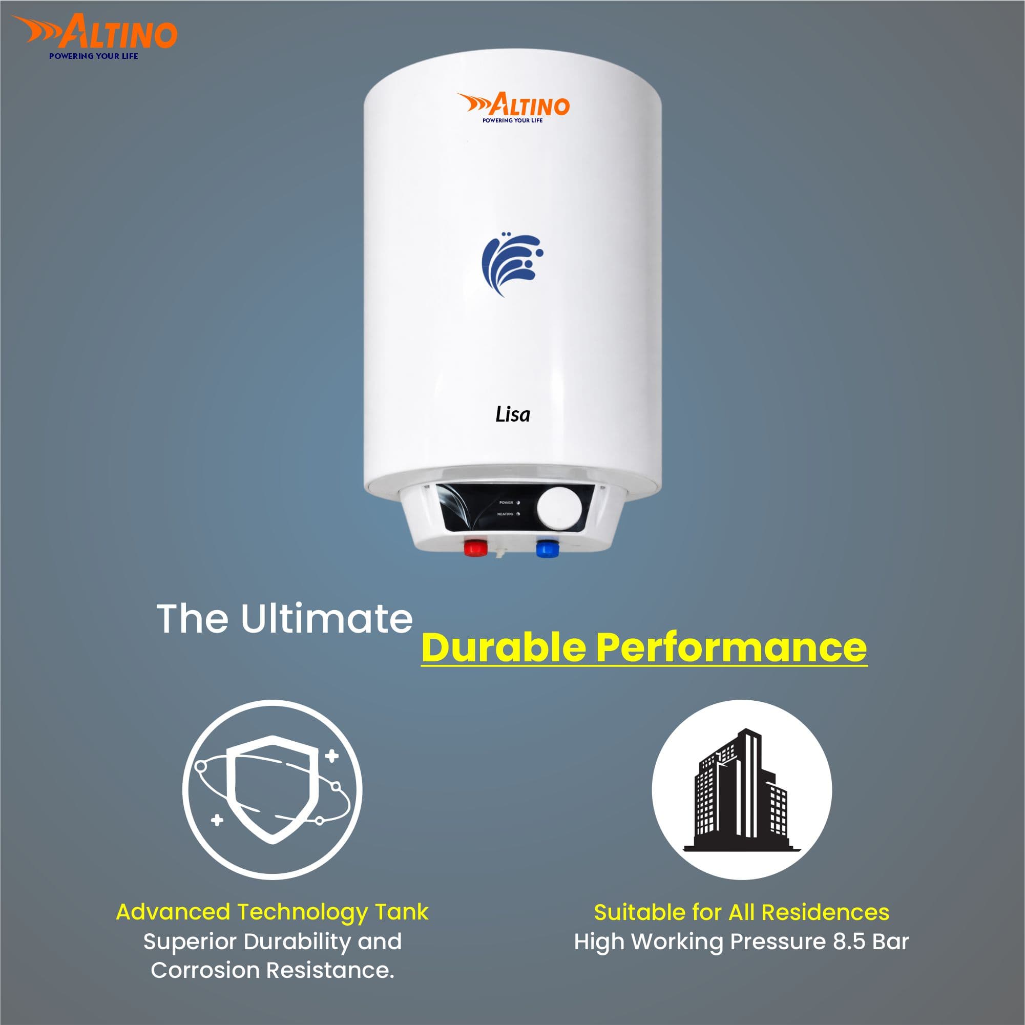 Lisa 50L - White view 4