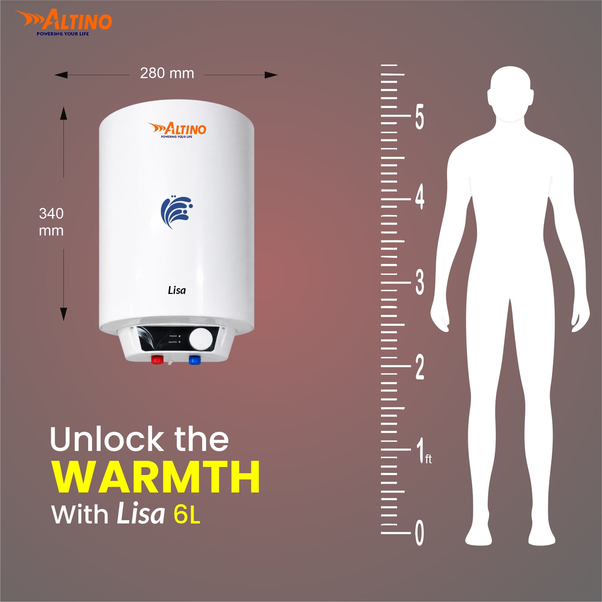 Lisa 6L - White view 5