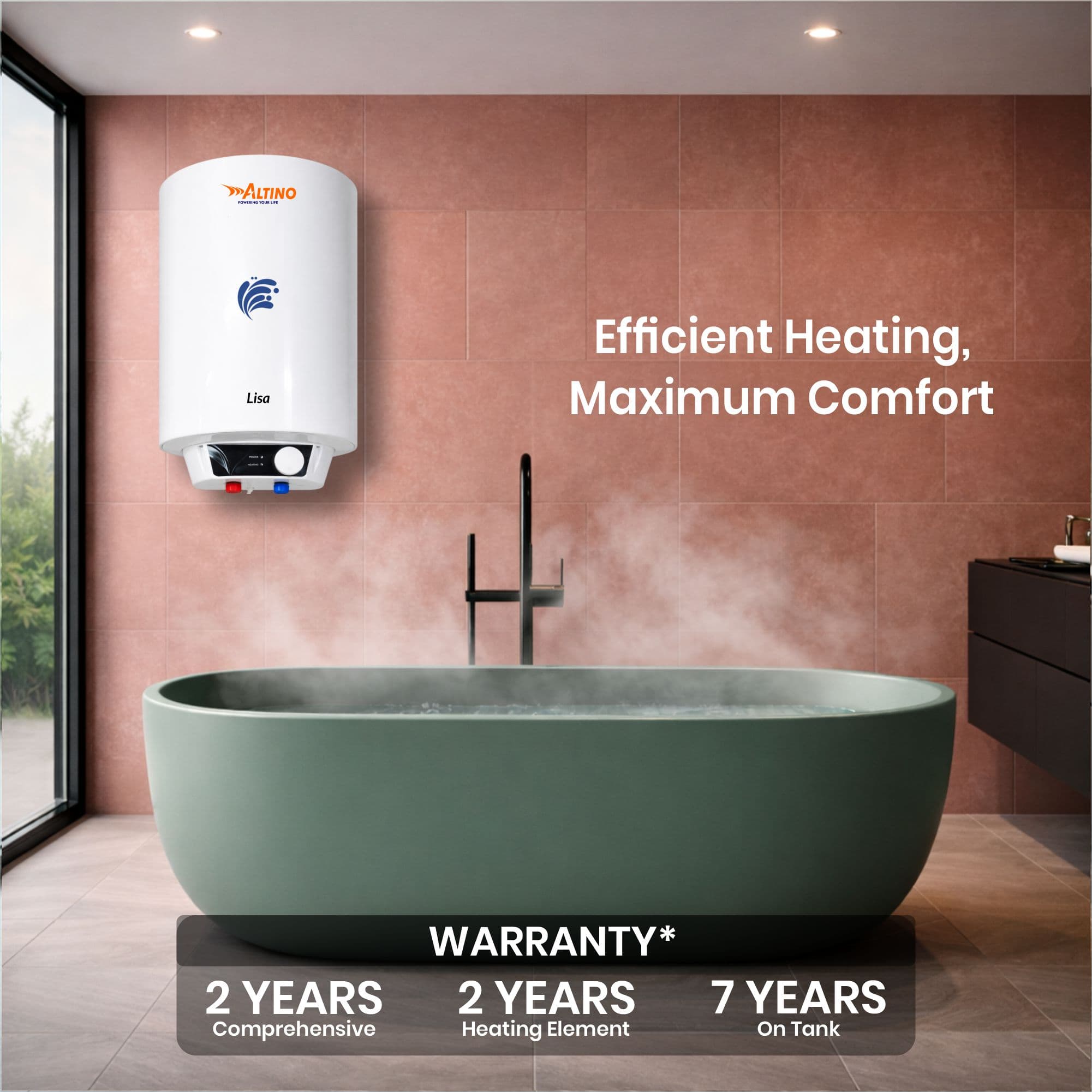 Lisa 80L - White view 2