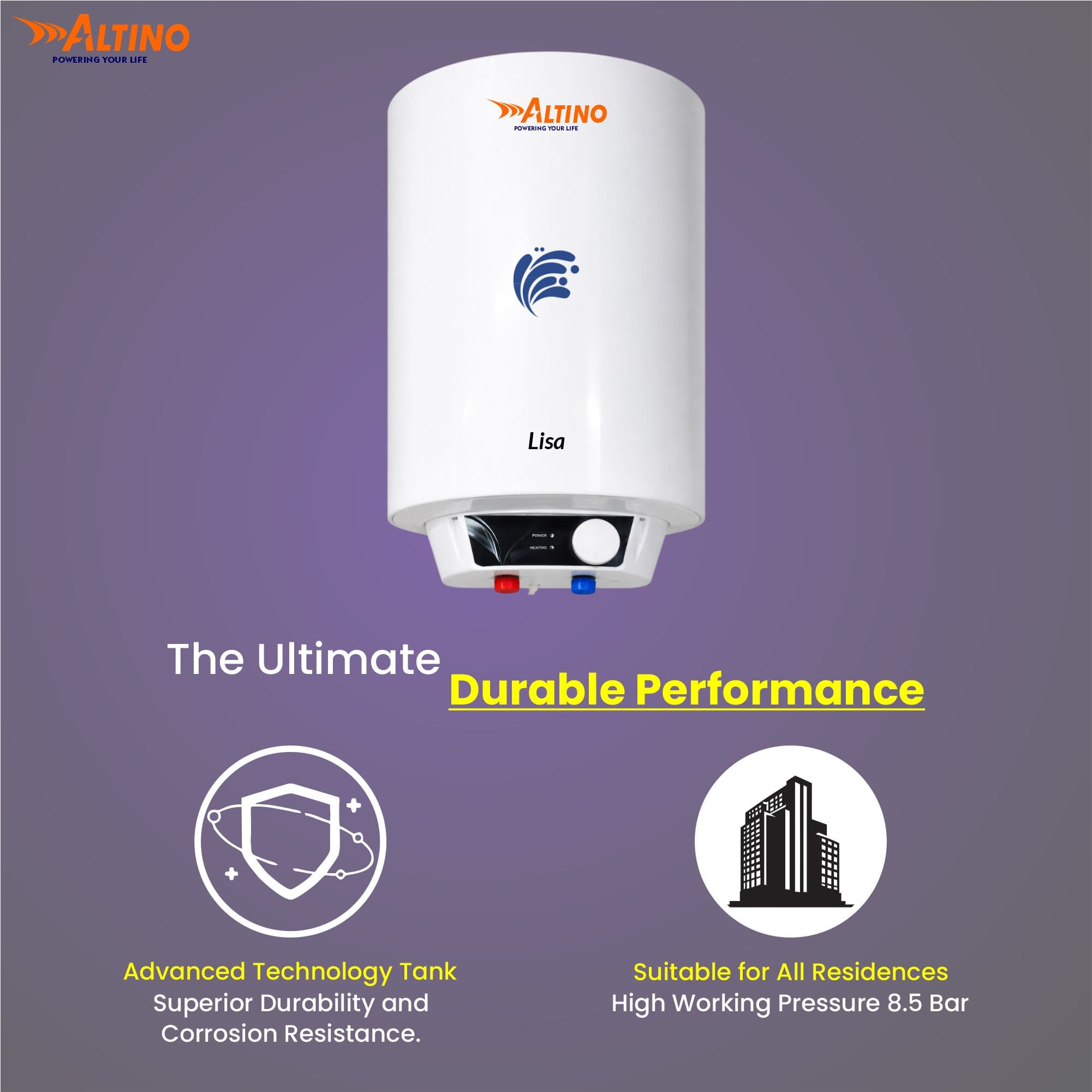 Lisa 80L - White view 4