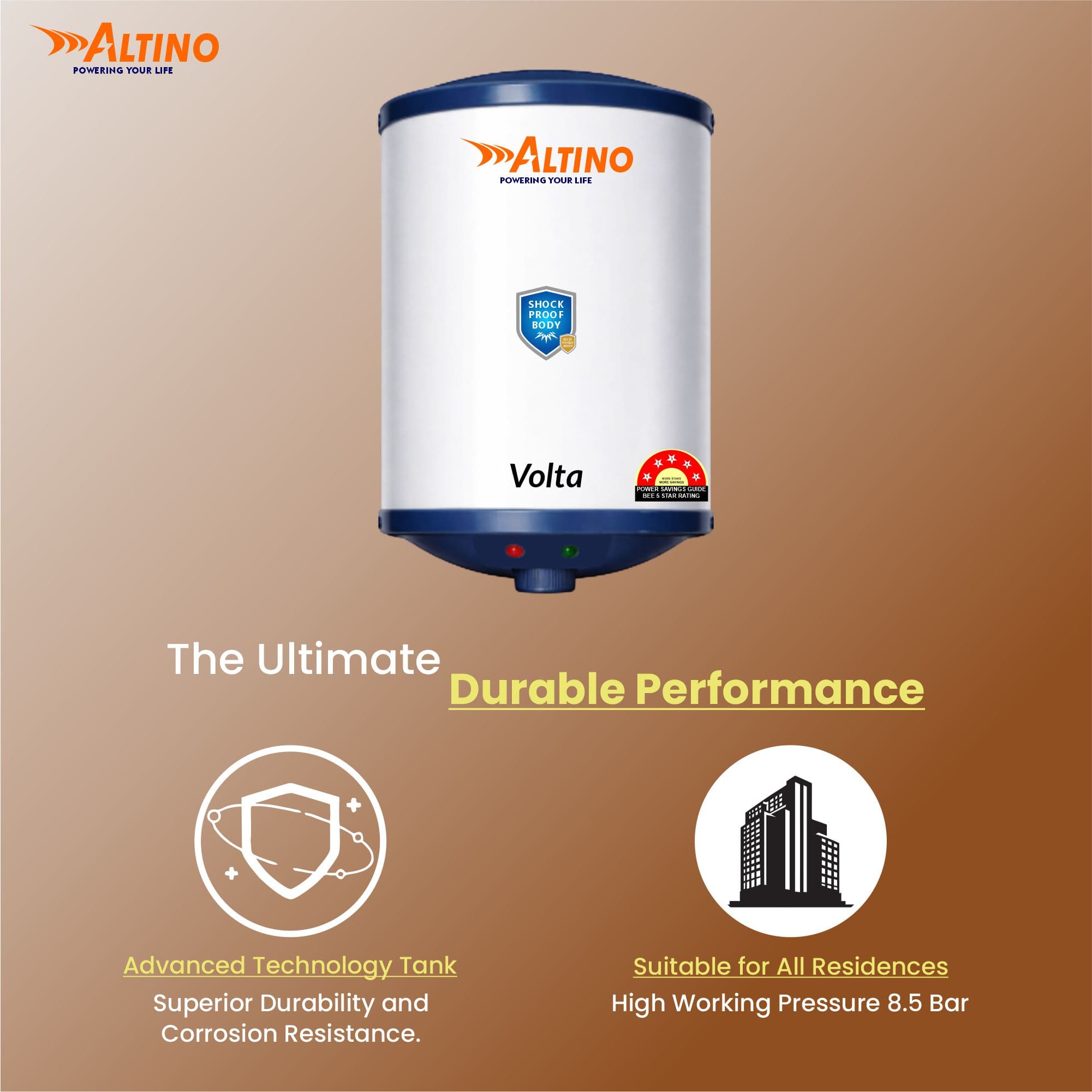 Volta 10L - Blue view 4