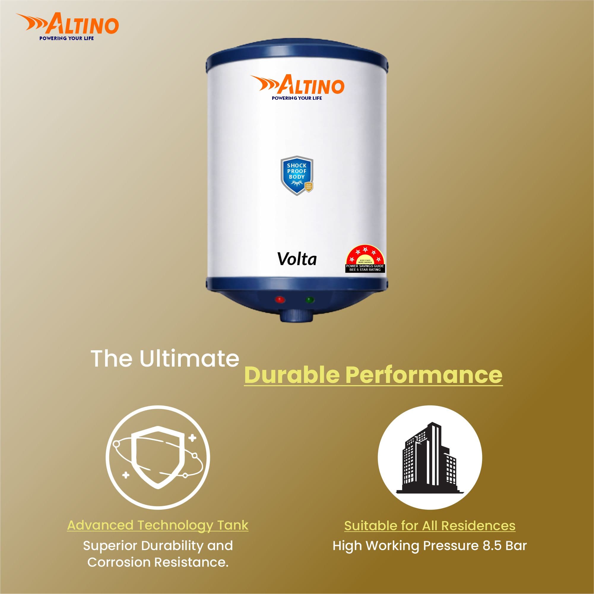 Volta 15L - Blue view 4