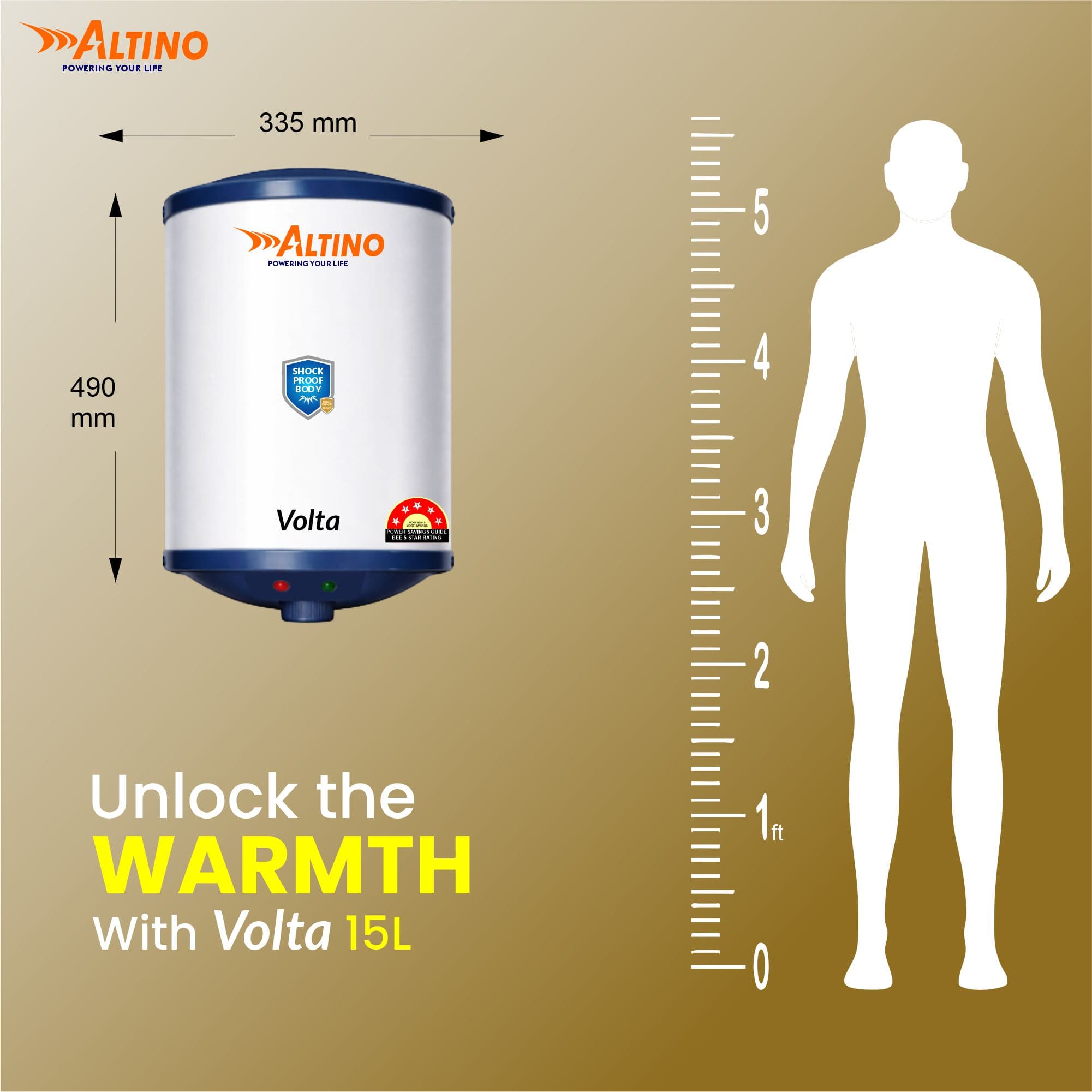 Volta 15L - Blue view 5