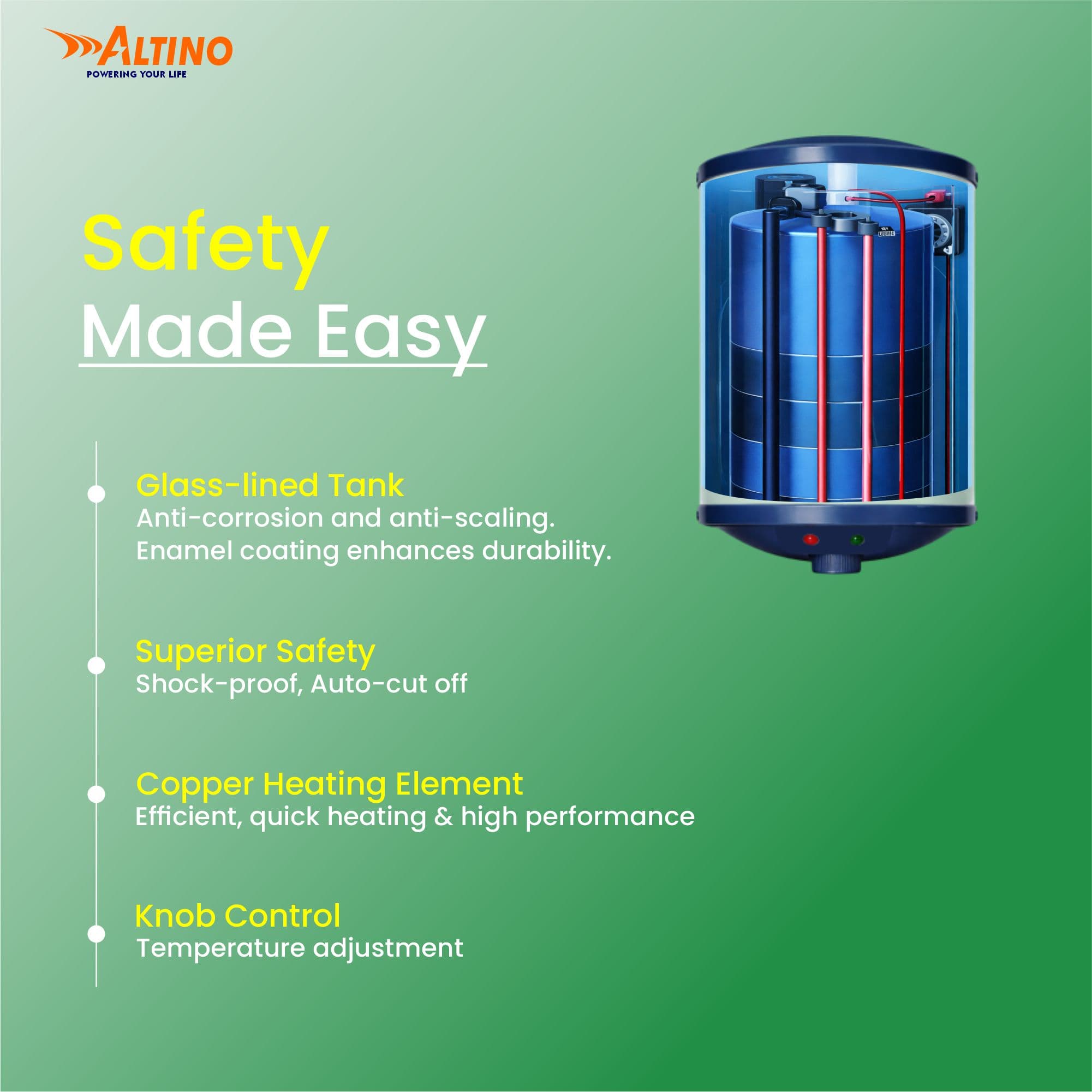 Volta 50L - Blue view 3