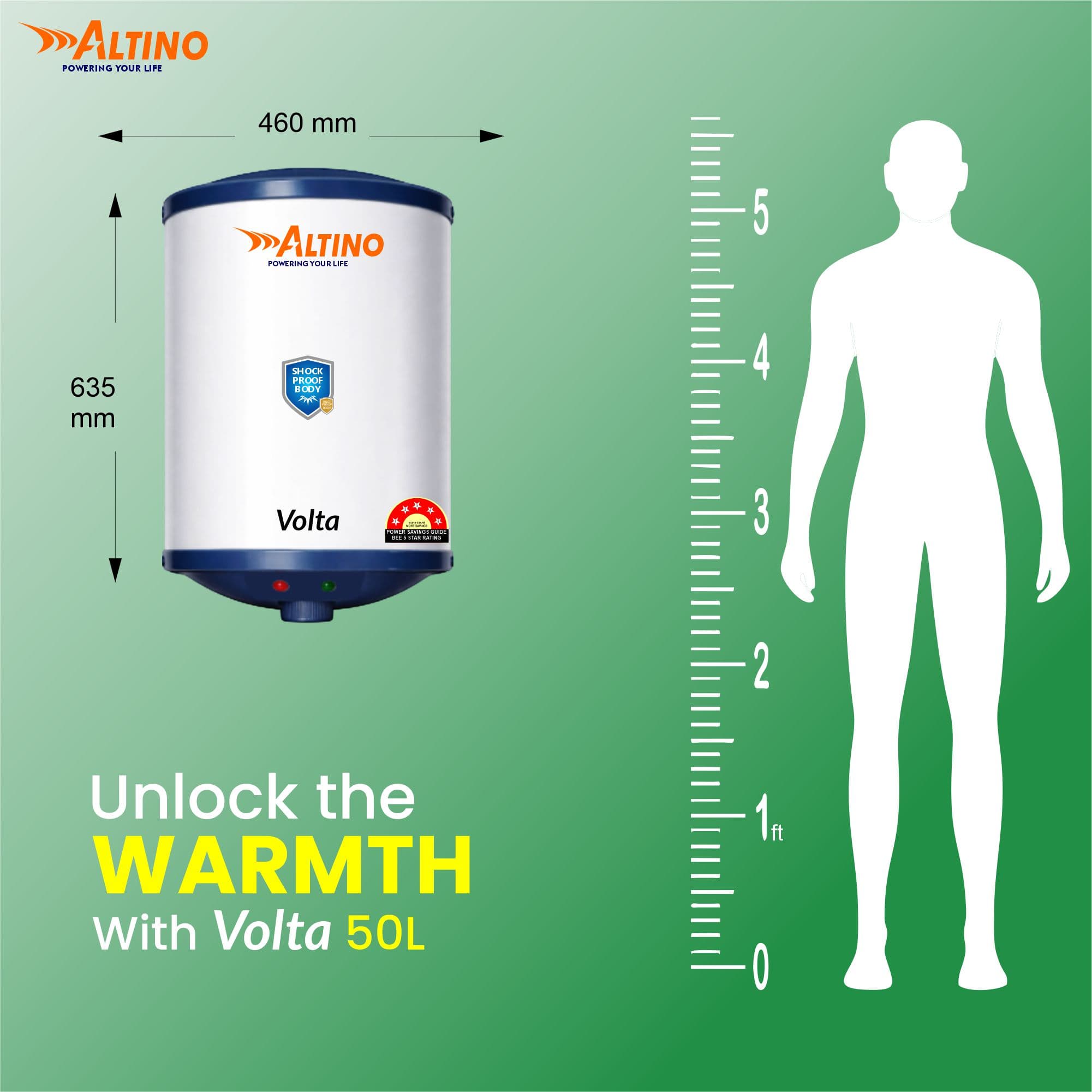 Volta 50L - Blue view 5