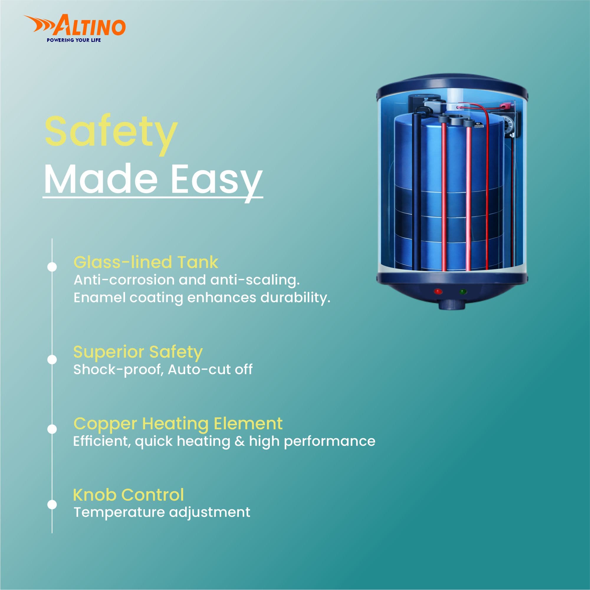 Volta 80L - Blue view 3