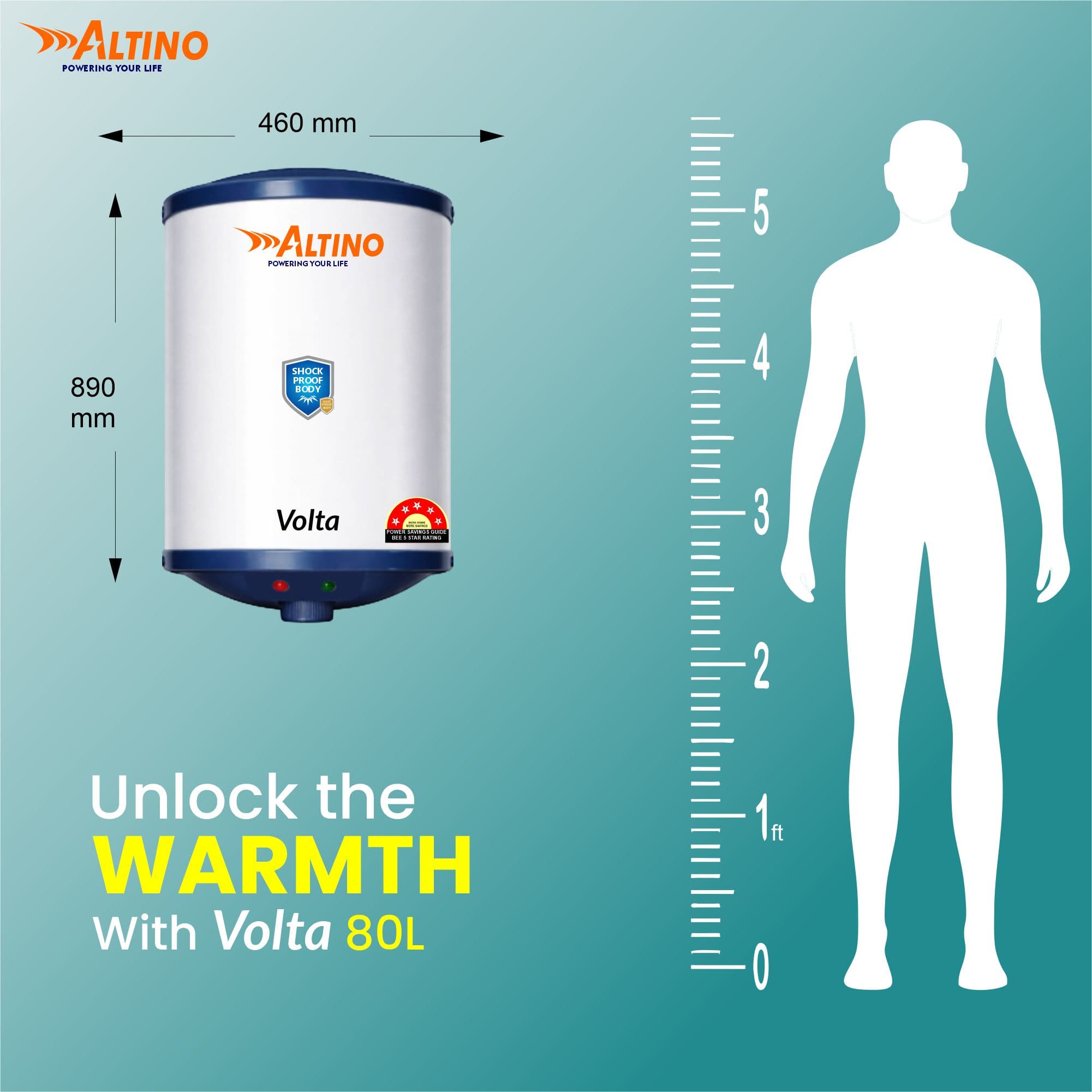 Volta 80L - Blue view 5