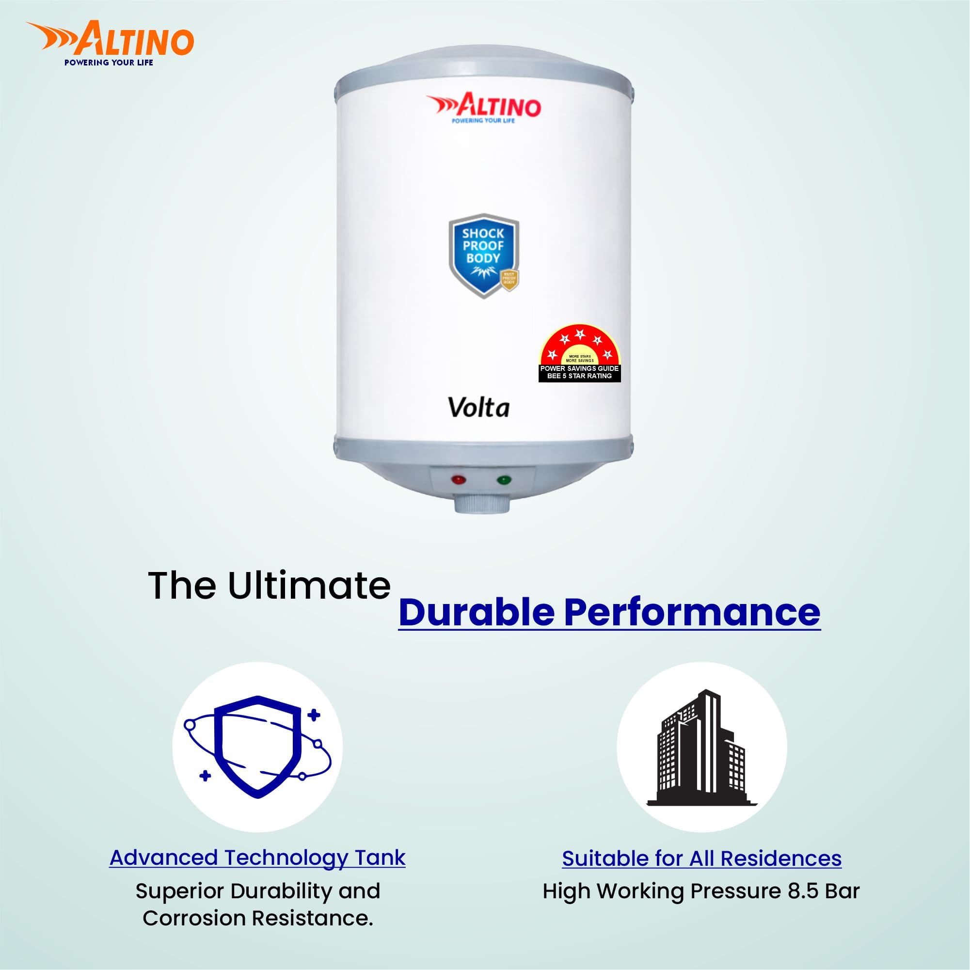 Volta 10L - Grey view 4