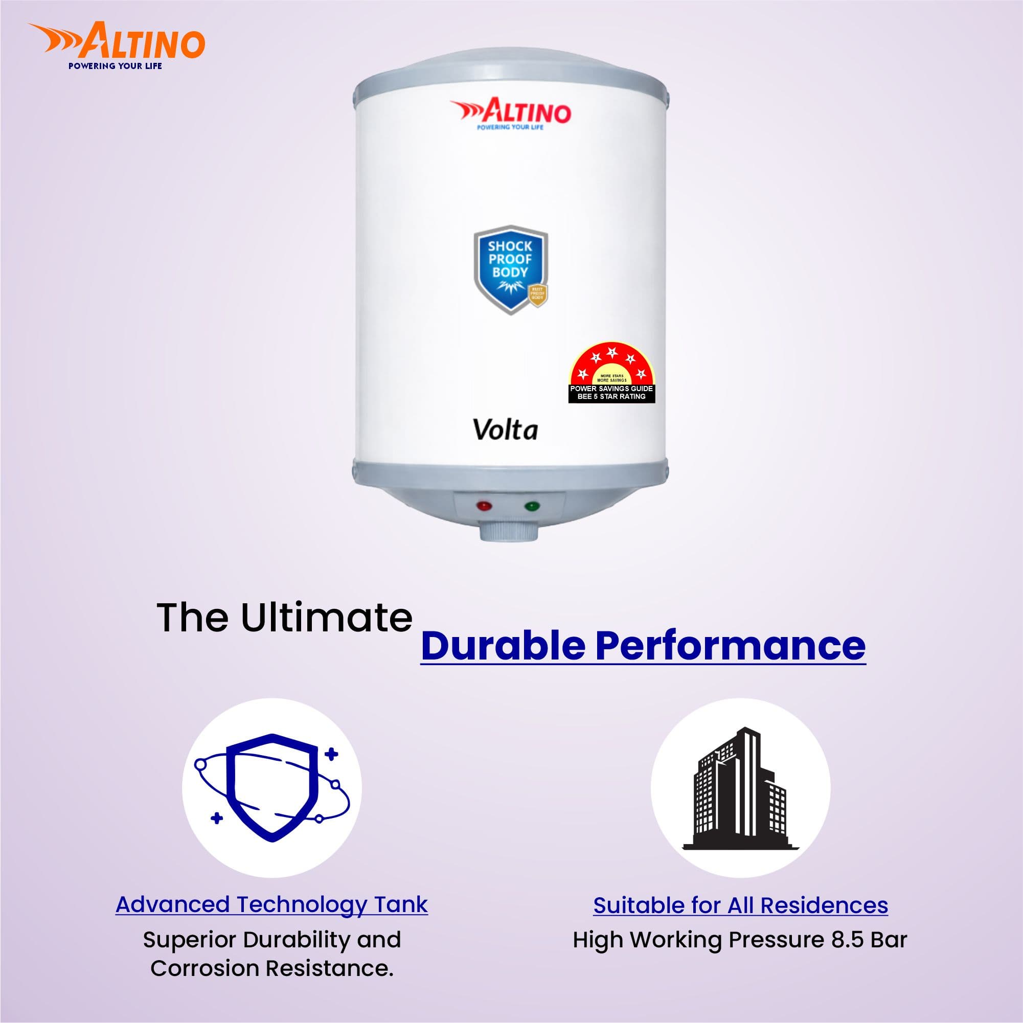 Volta 15L - Grey view 4