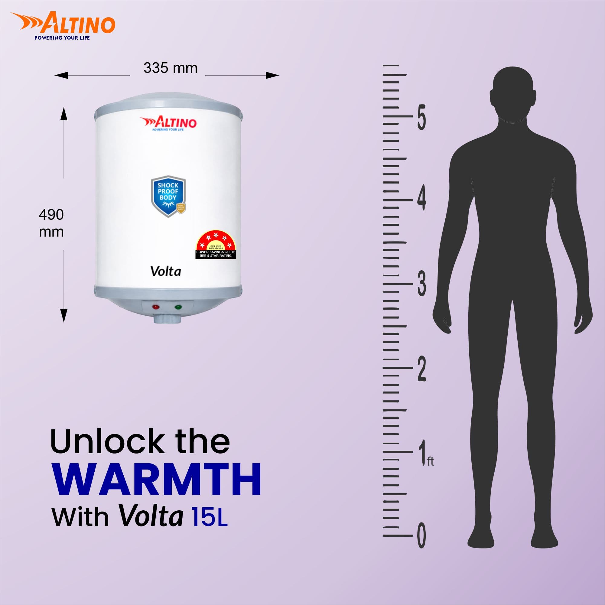 Volta 15L - Grey view 5