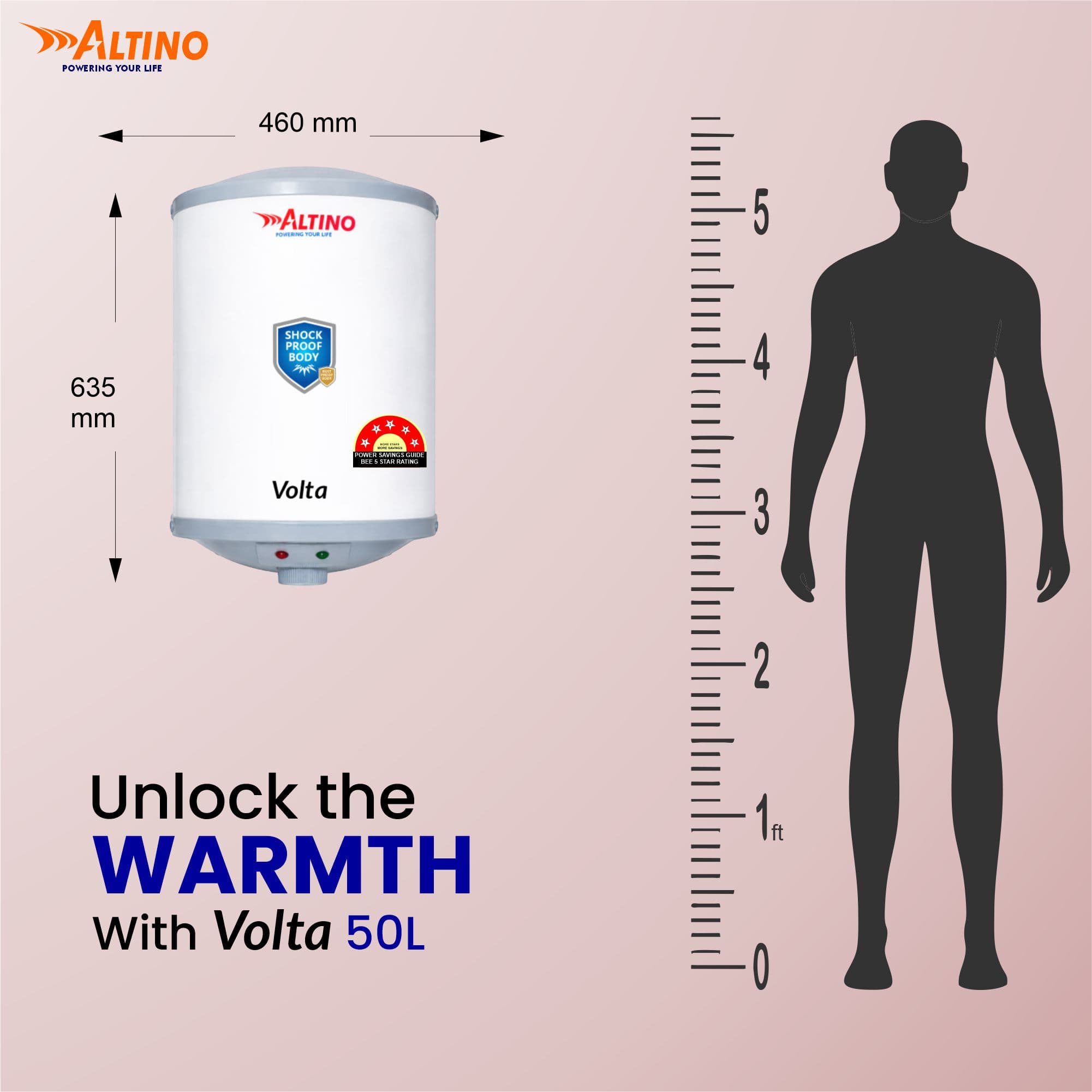 Volta 50L - Grey view 5