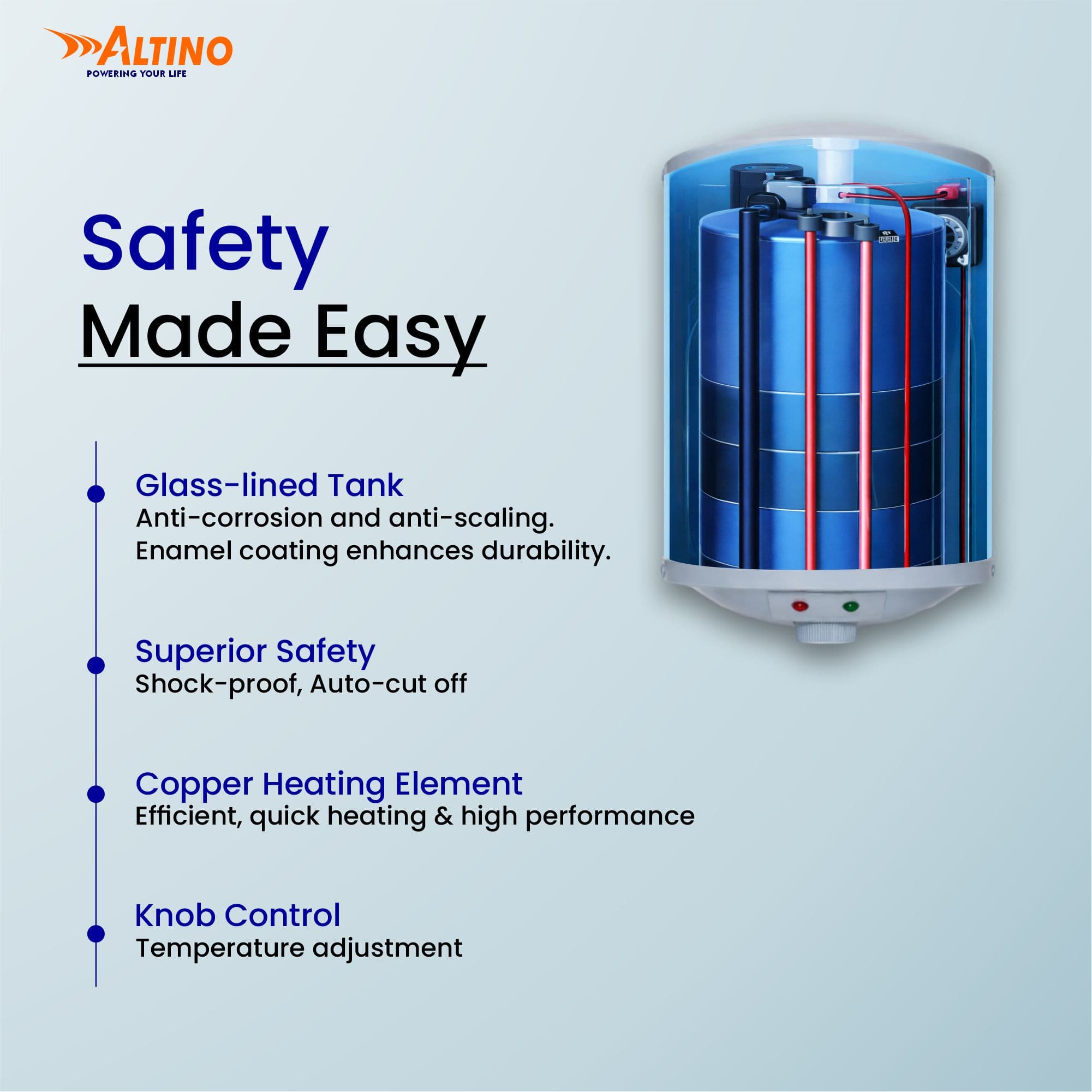 Volta 80L - Grey view 3