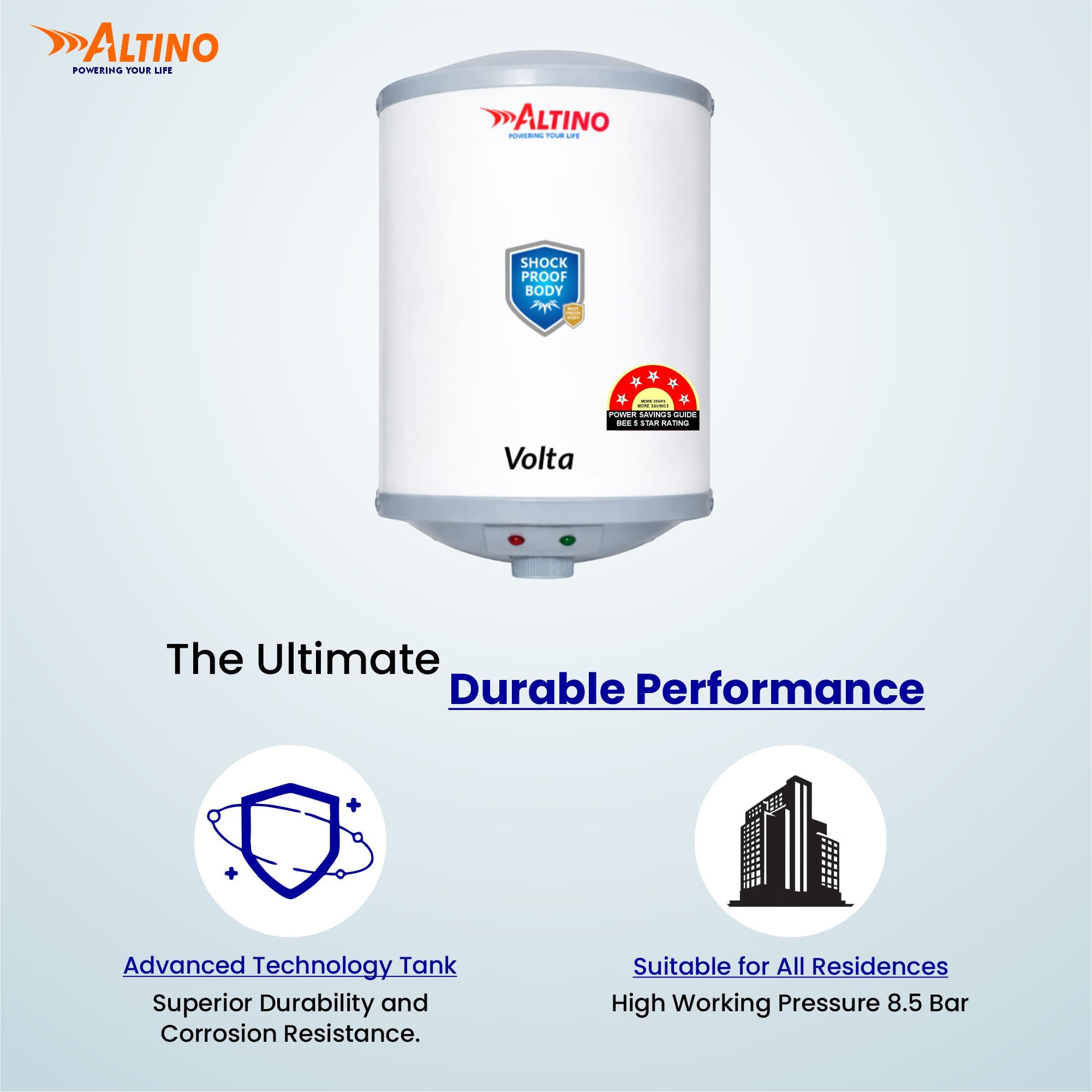 Volta 80L - Grey view 4