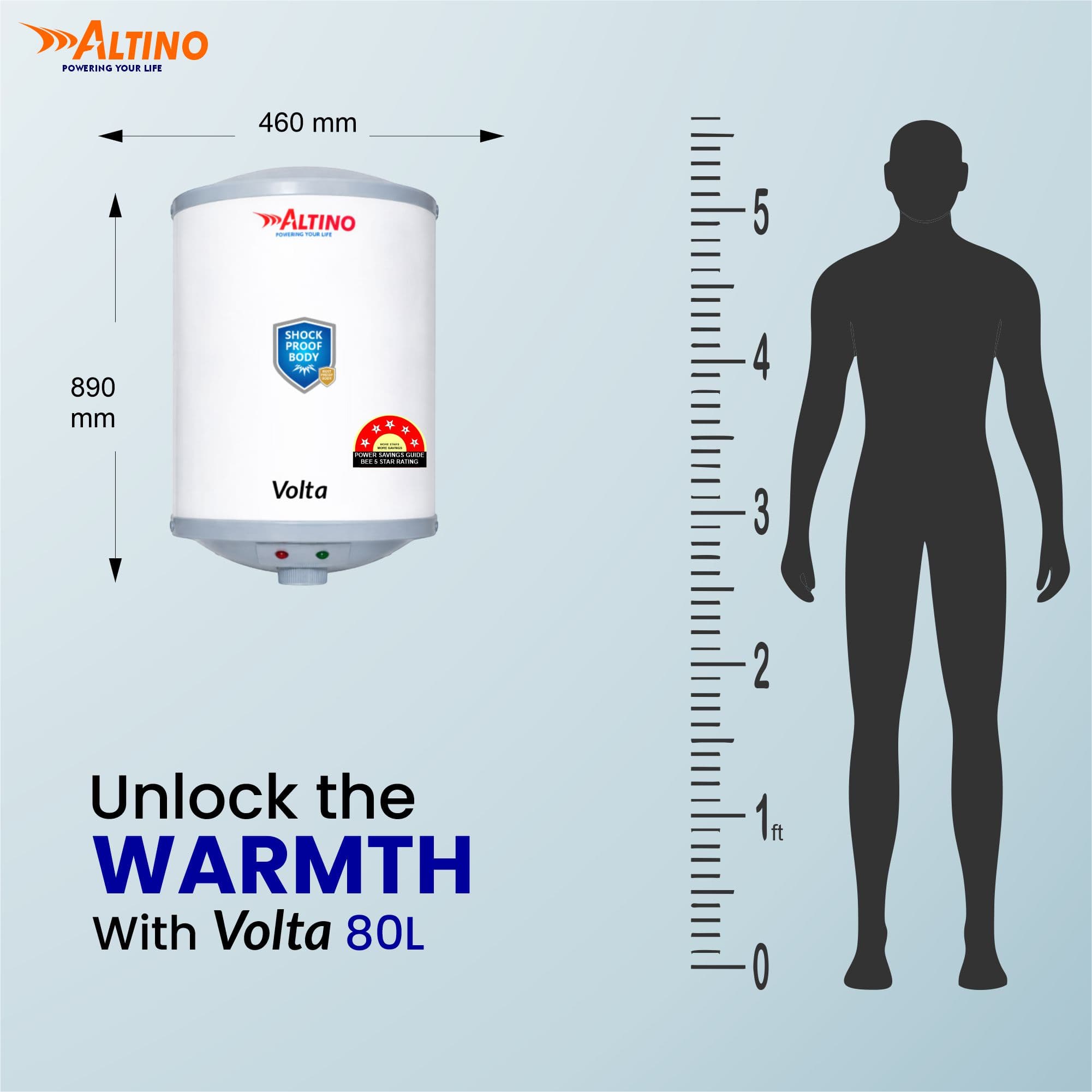 Volta 80L - Grey view 5